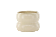 Venture Home Dapne Pot - Beige/Black Dots - 16*16*13cm