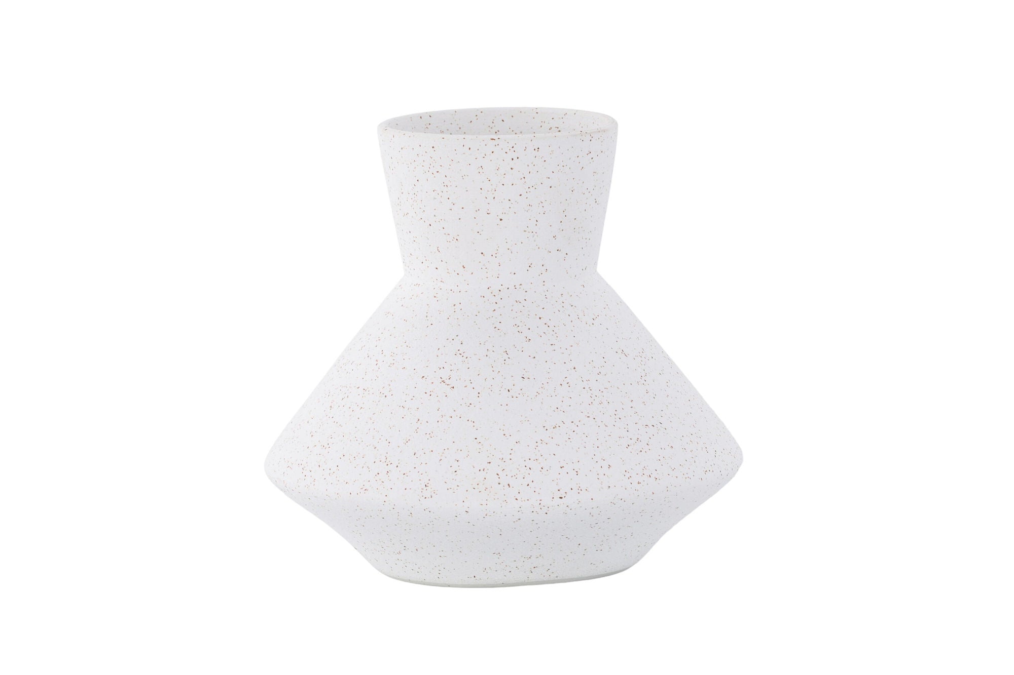 Venture Home Rellis Vase - White/Black Dots - D10*H20*B22cm