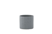 Venture Home Sane Pot - Dark Grey/Black Dots - 11*11*10cm