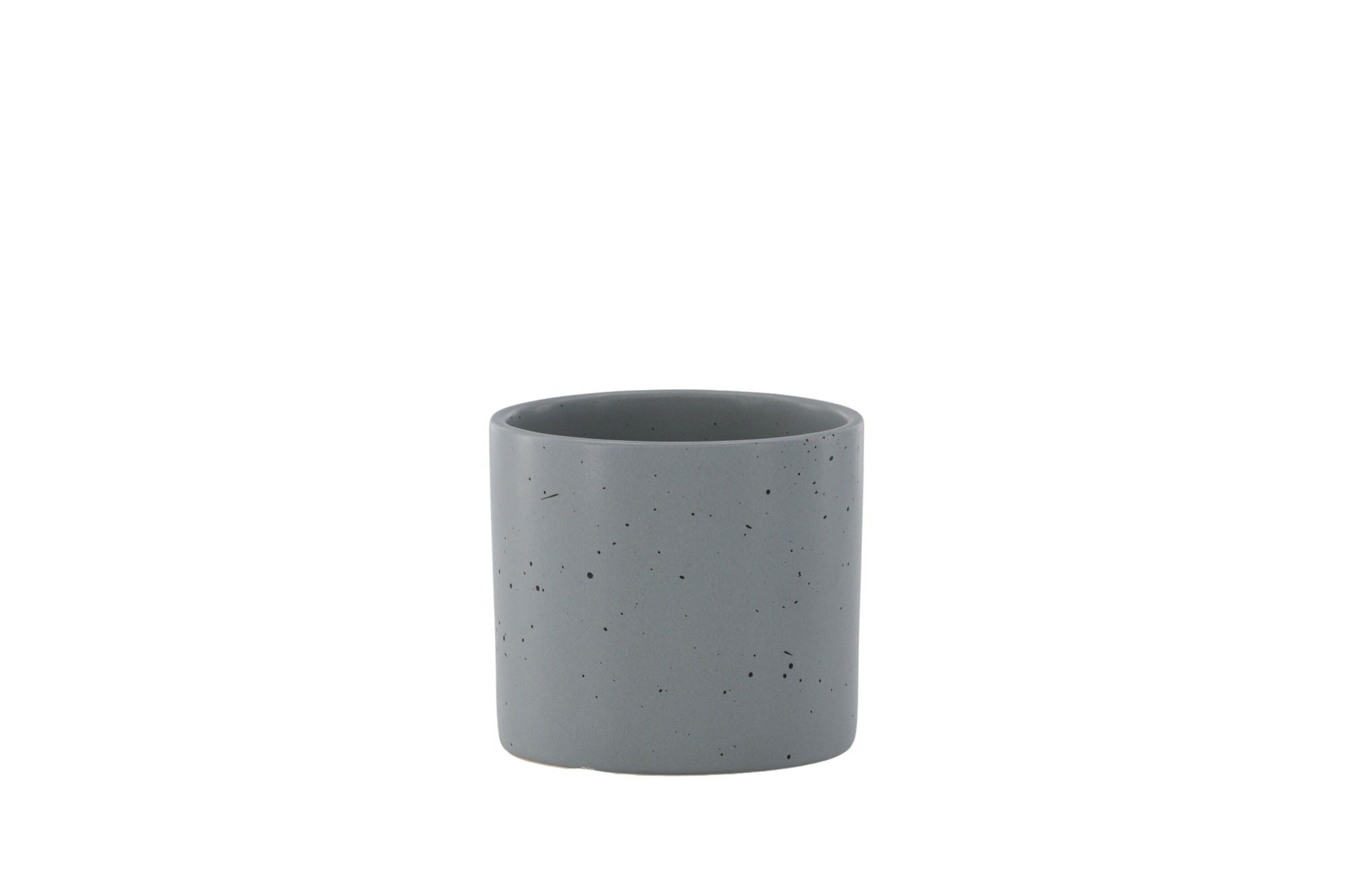 Venture Home Sane Pot - Dark Grey/Black Dots - 11*11*10cm
