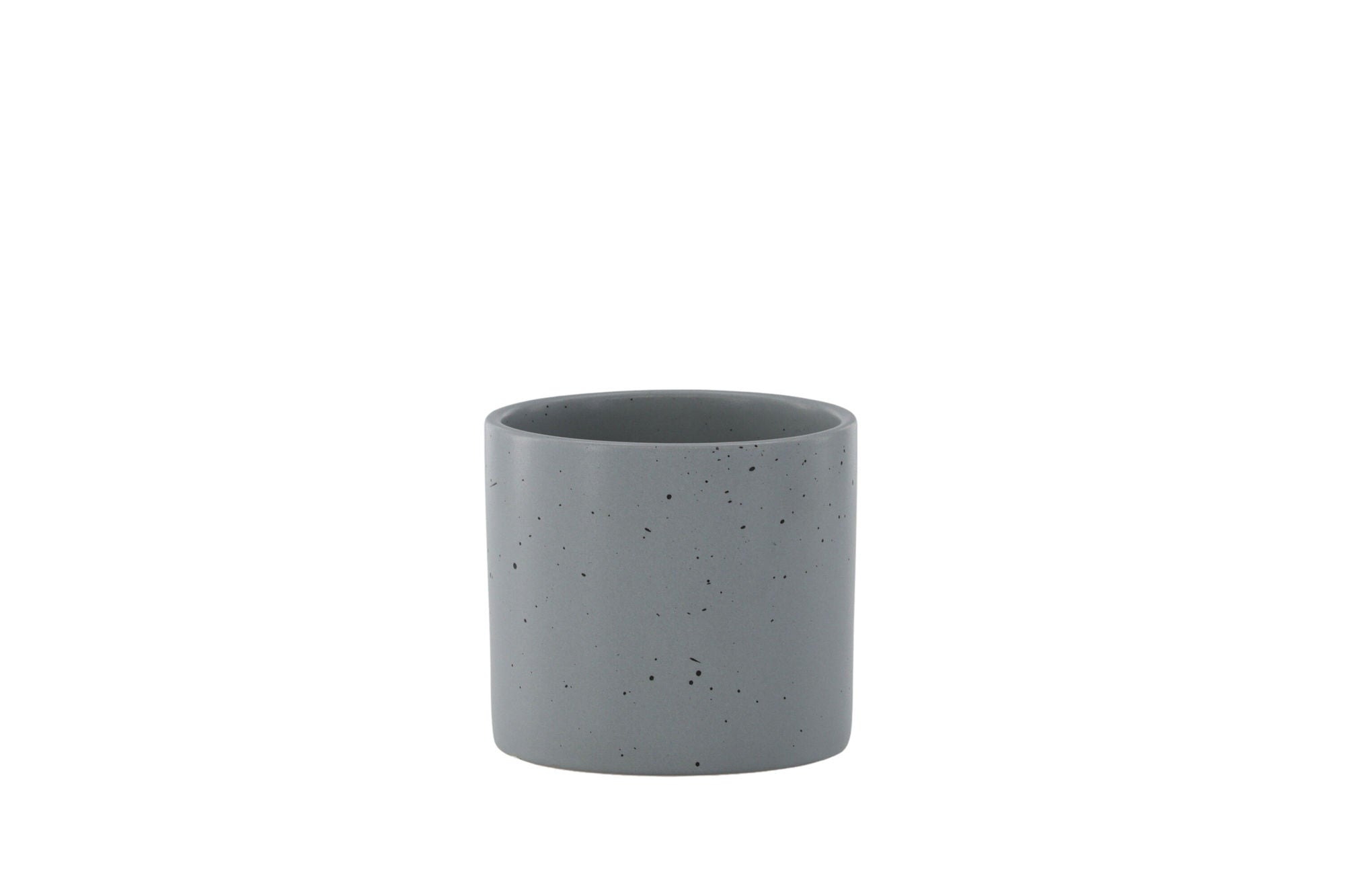Venture Home Sane Pot - Dark Grey/Black Dots - 11*11*10cm