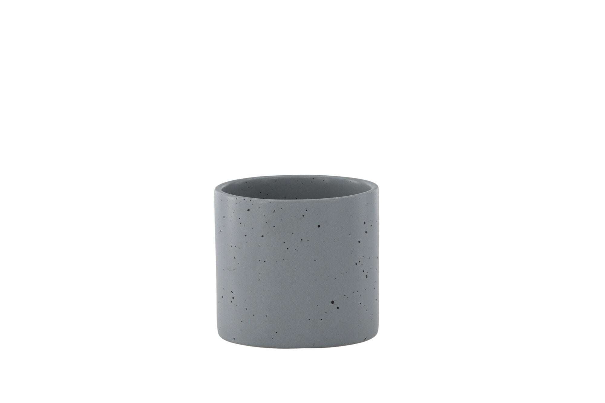 Venture Home Sane Pot - Dark Grey/Black Dots - 11*11*10cm