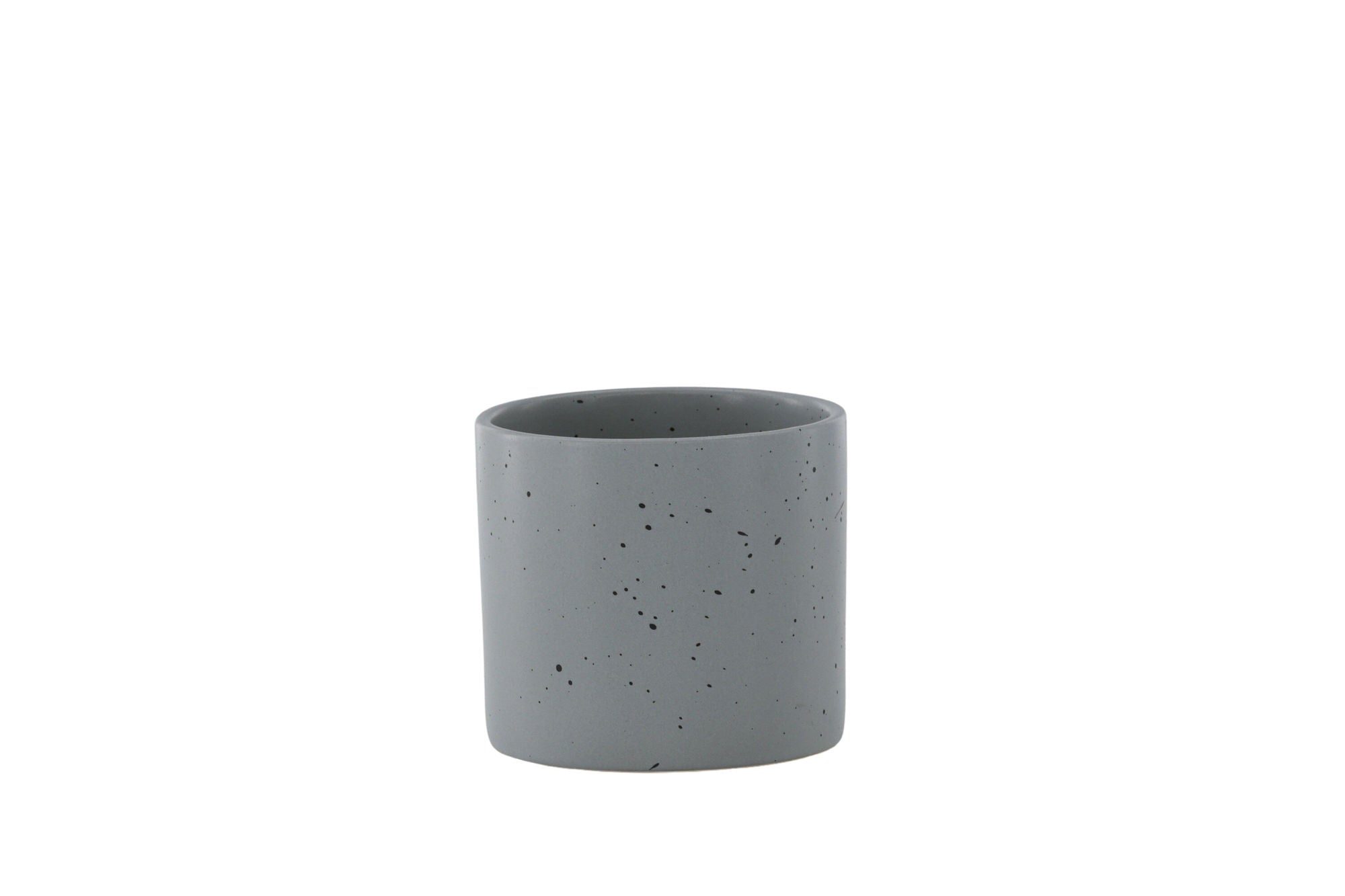 Venture Home Sane Pot - Dark Grey/Black Dots - 11*11*10cm