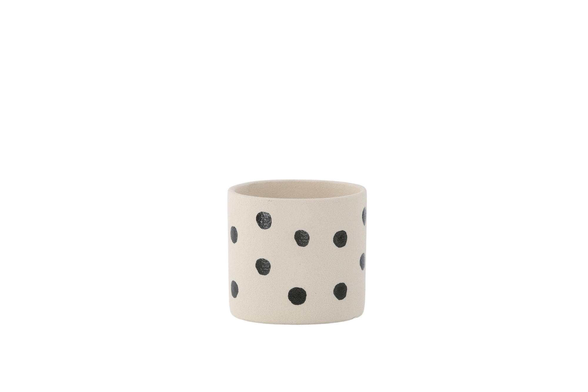 Venture Home Sane Pot - White/Black Dots - 11*11*10cm