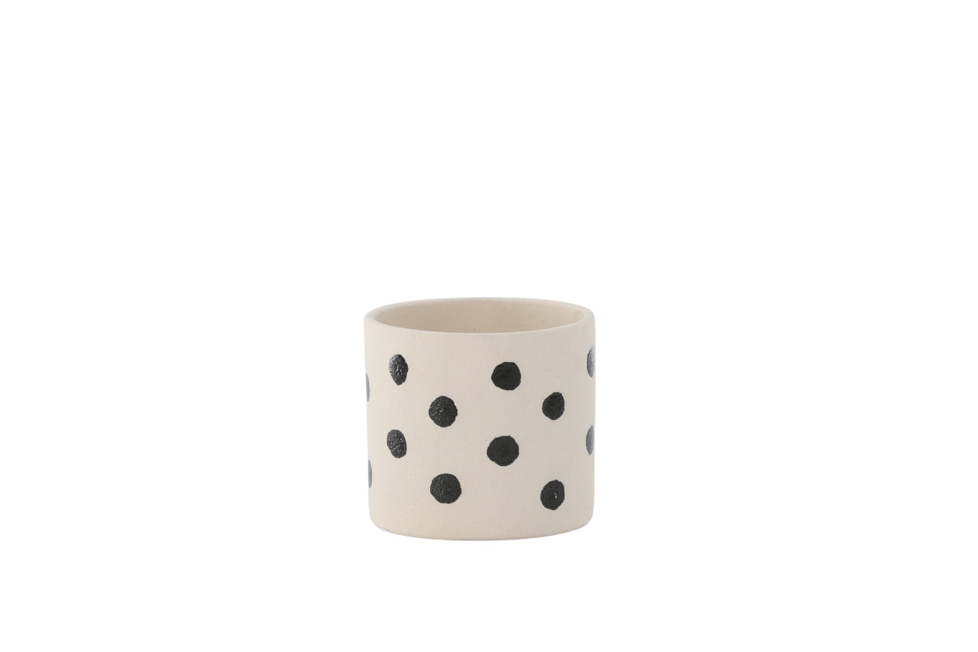 Venture Home Sane Pot - White/Black Dots - 11*11*10cm