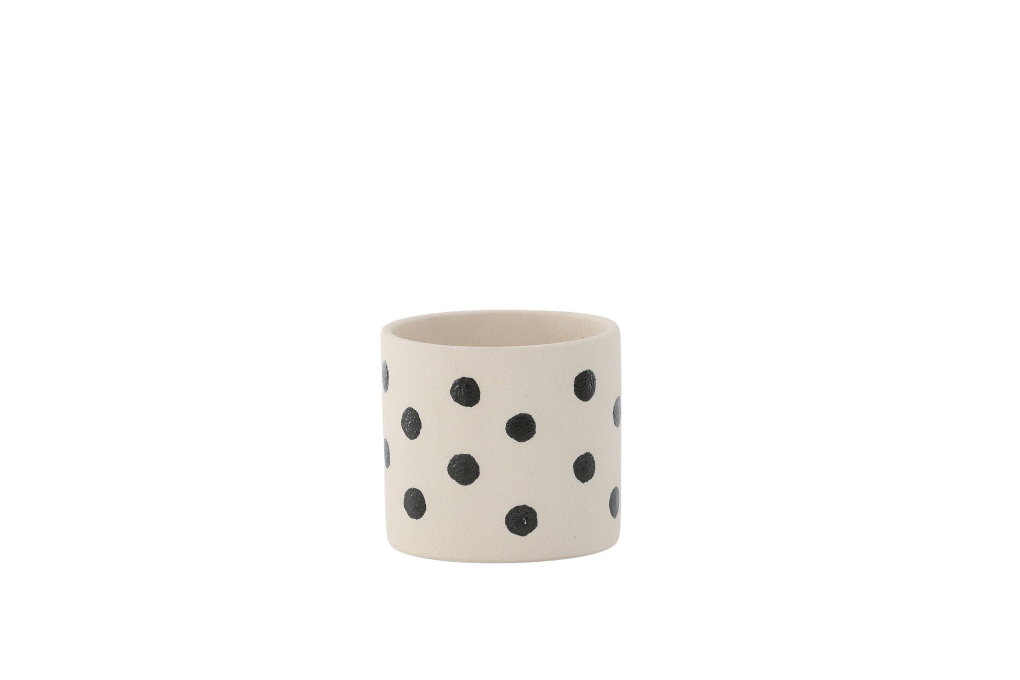 Venture Home Sane Pot - White/Black Dots - 11*11*10cm