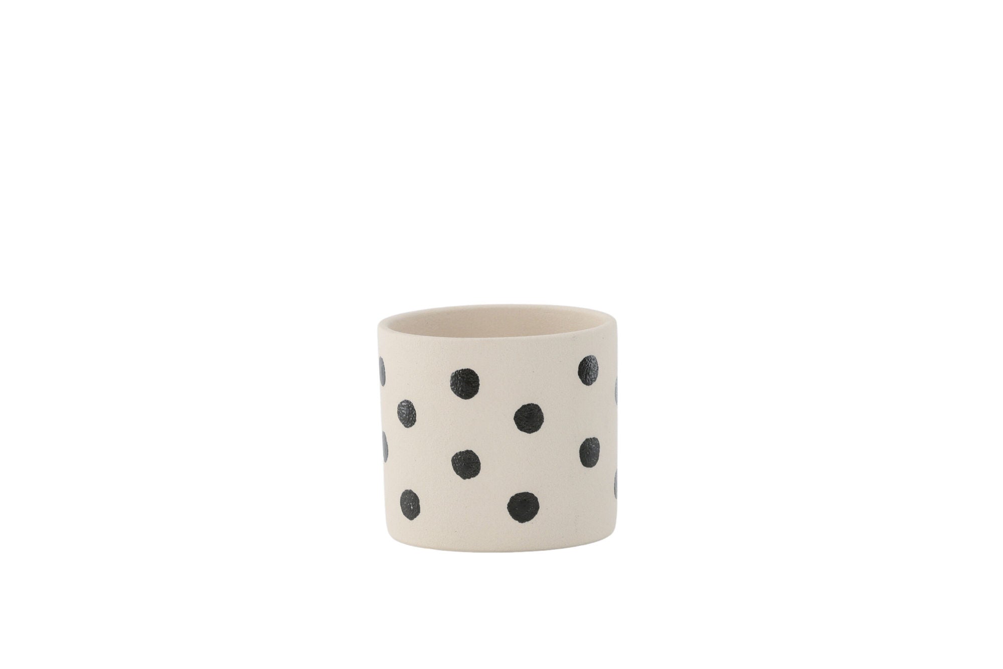 Venture Home Sane Pot - White/Black Dots - 11*11*10cm