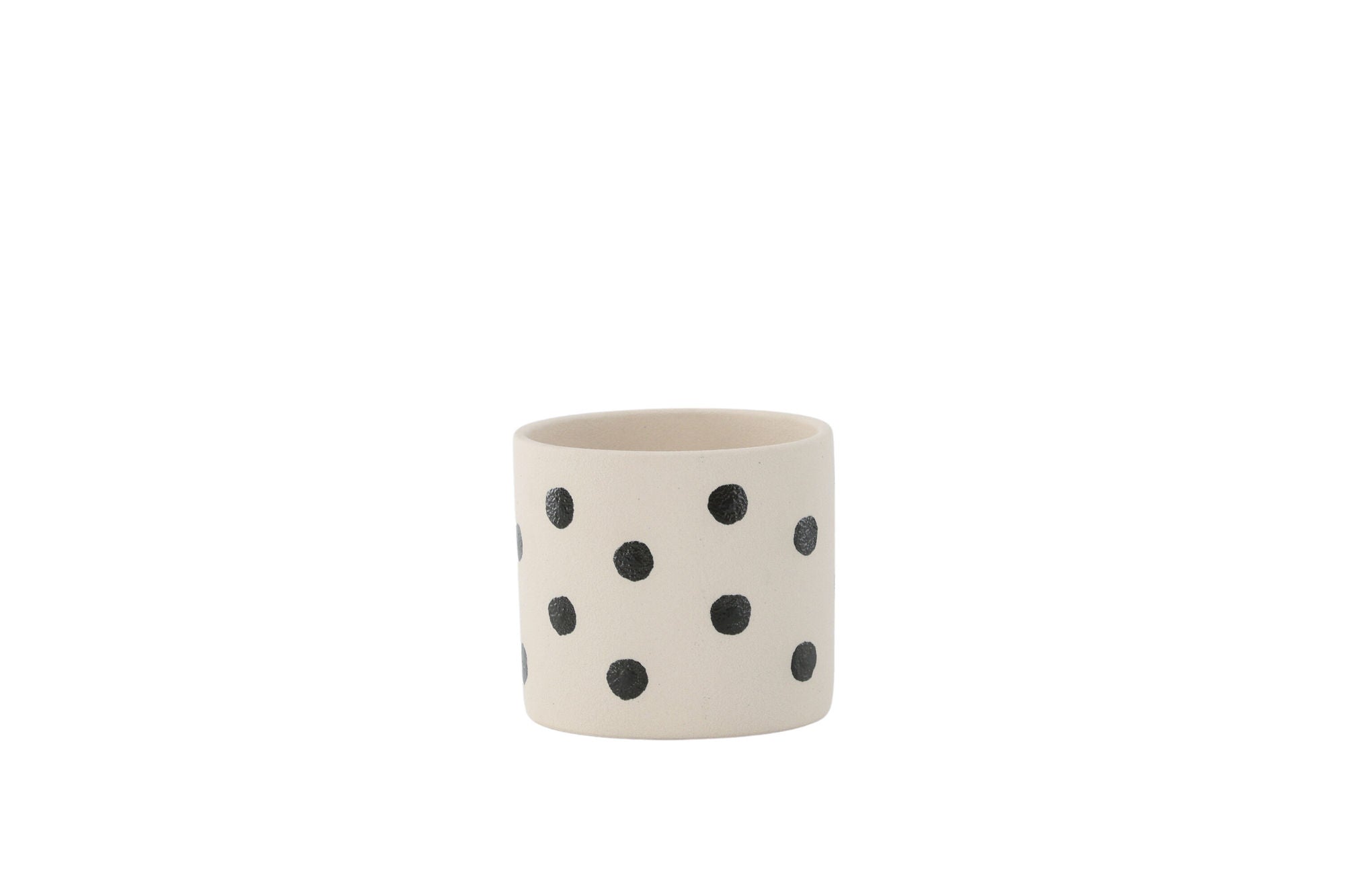 Venture Home Sane Pot - White/Black Dots - 11*11*10cm