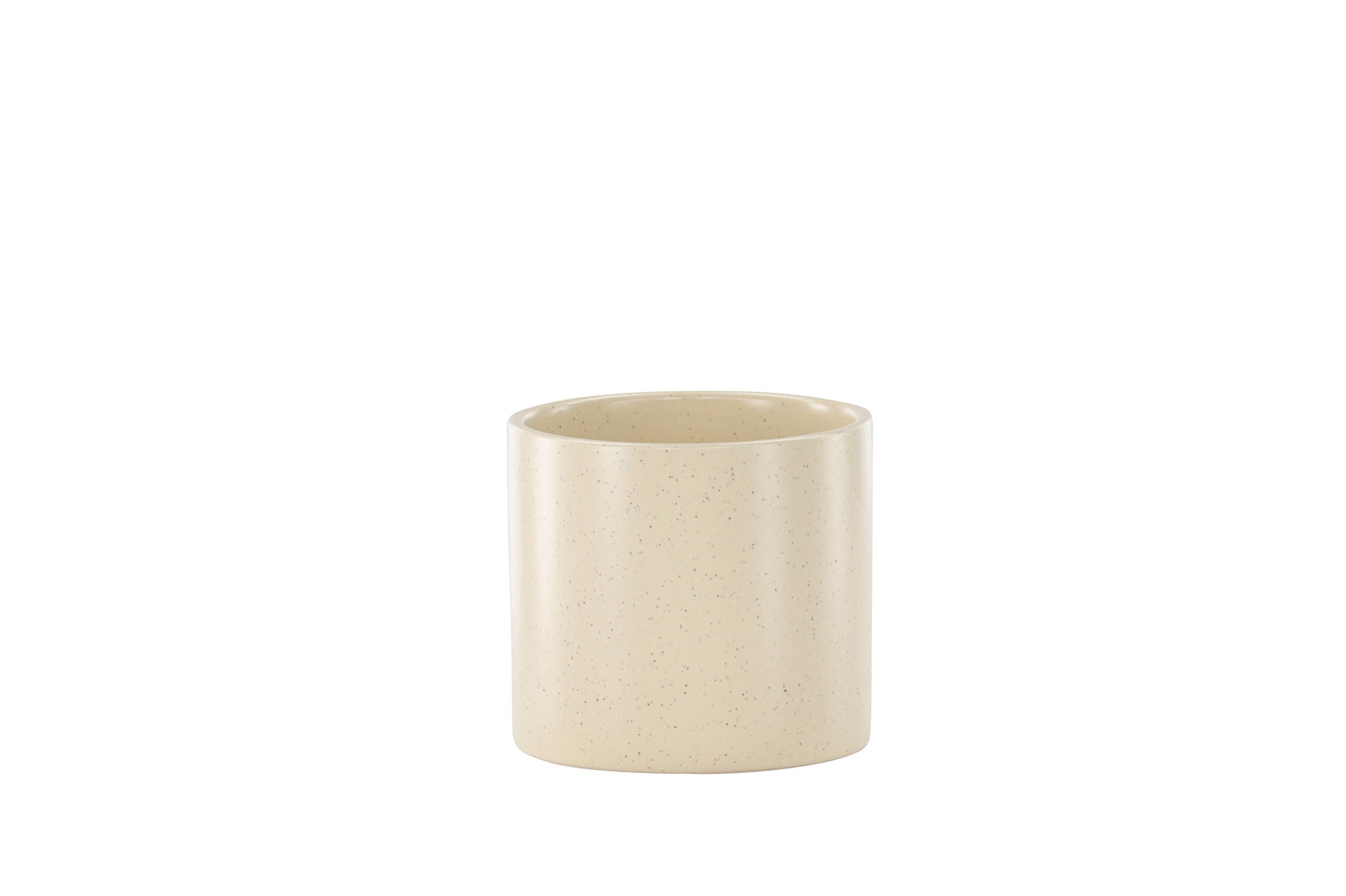 Venture Home Sane Pot - Beige/Black Dots - 11*11*10cm
