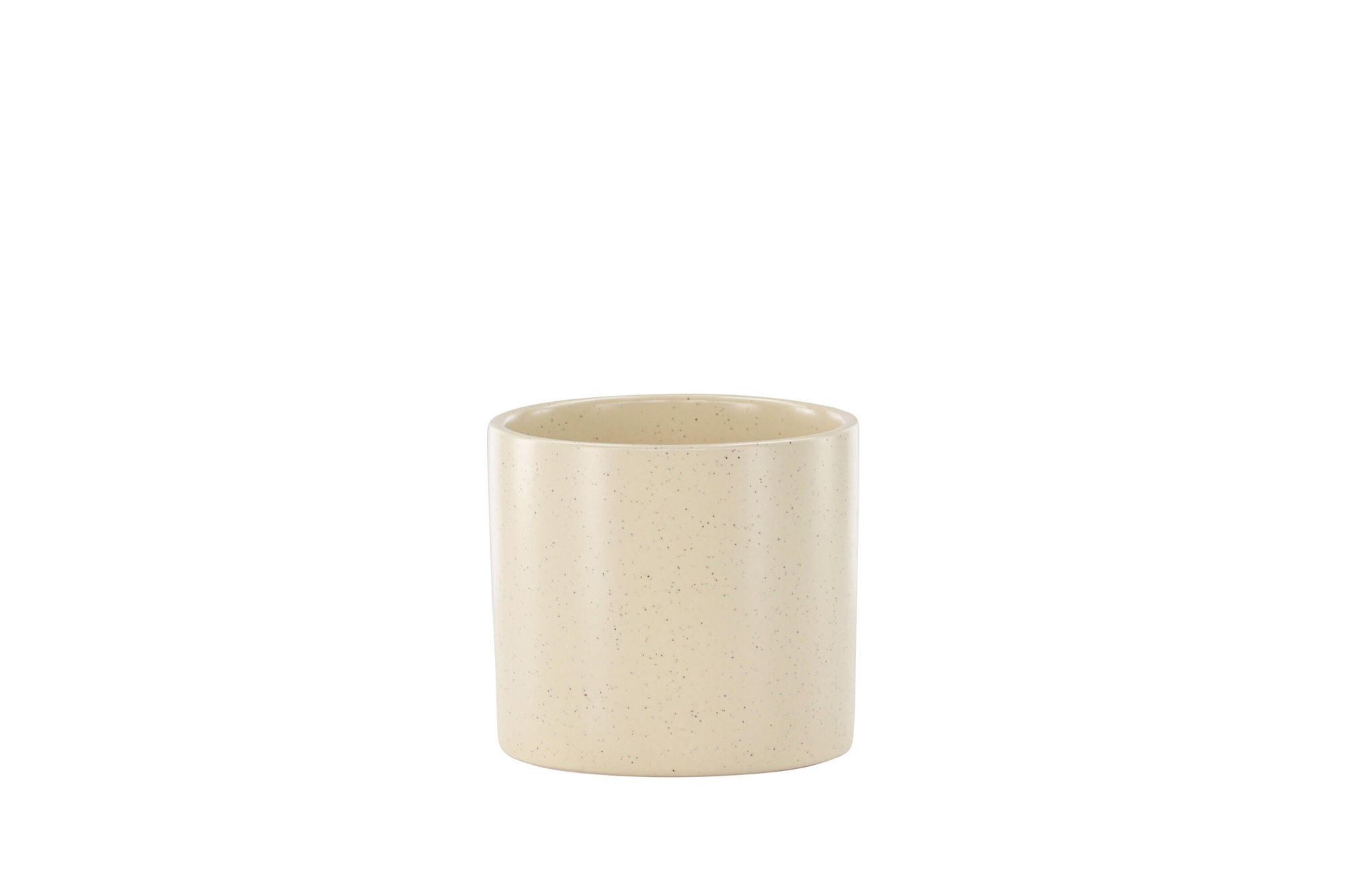 Venture Home Sane Pot - Beige/Black Dots - 11*11*10cm