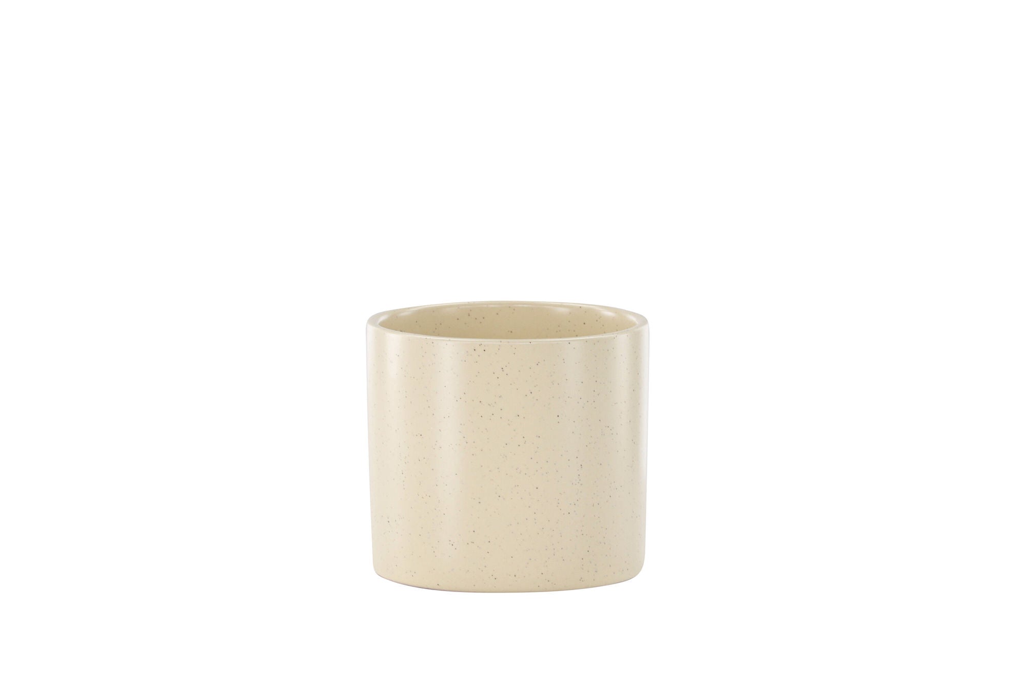 Venture Home Sane Pot - Beige/Black Dots - 11*11*10cm
