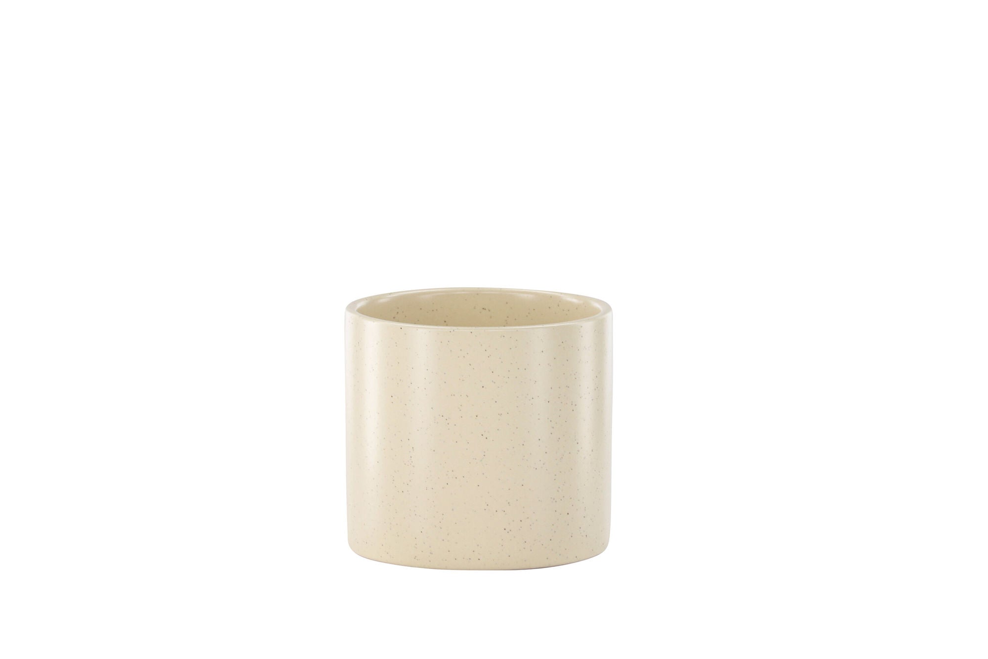 Venture Home Sane Pot - Beige/Black Dots - 11*11*10cm