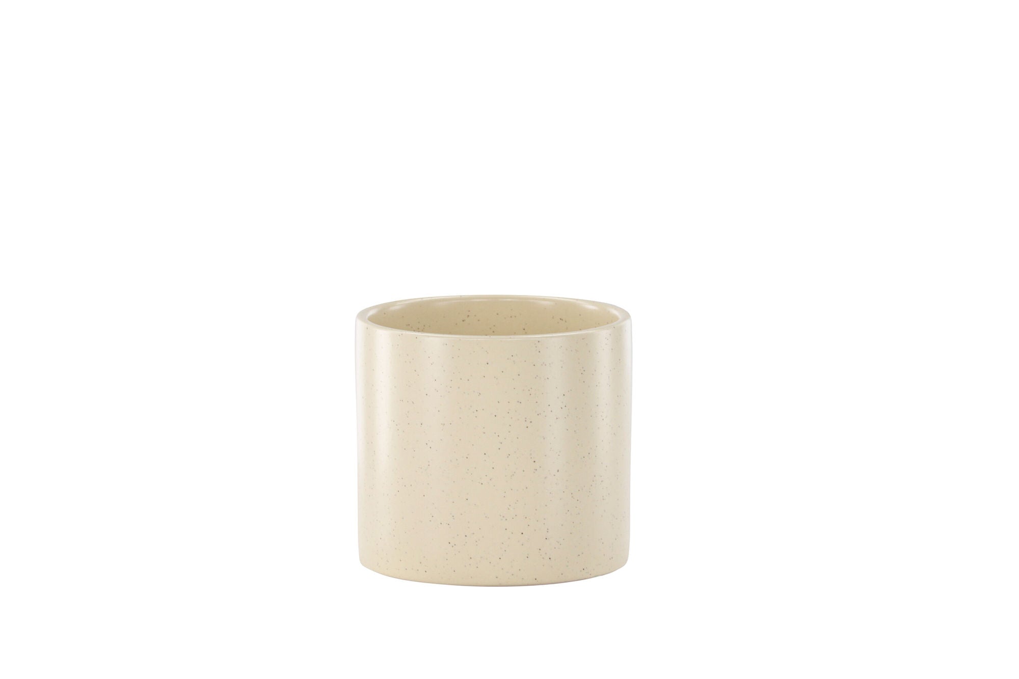 Venture Home Sane Pot - Beige/Black Dots - 11*11*10cm
