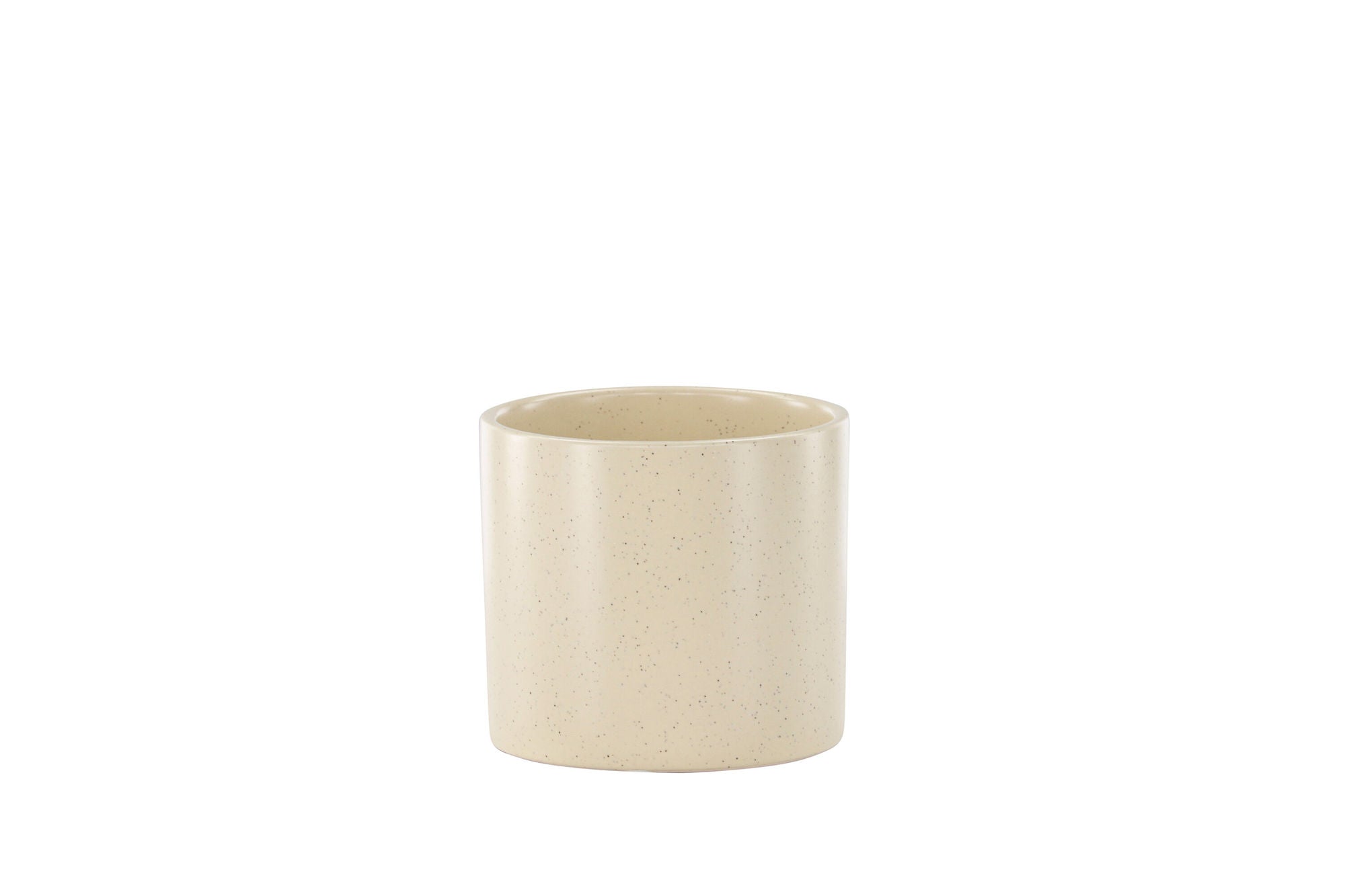 Venture Home Sane Pot - Beige/Black Dots - 11*11*10cm