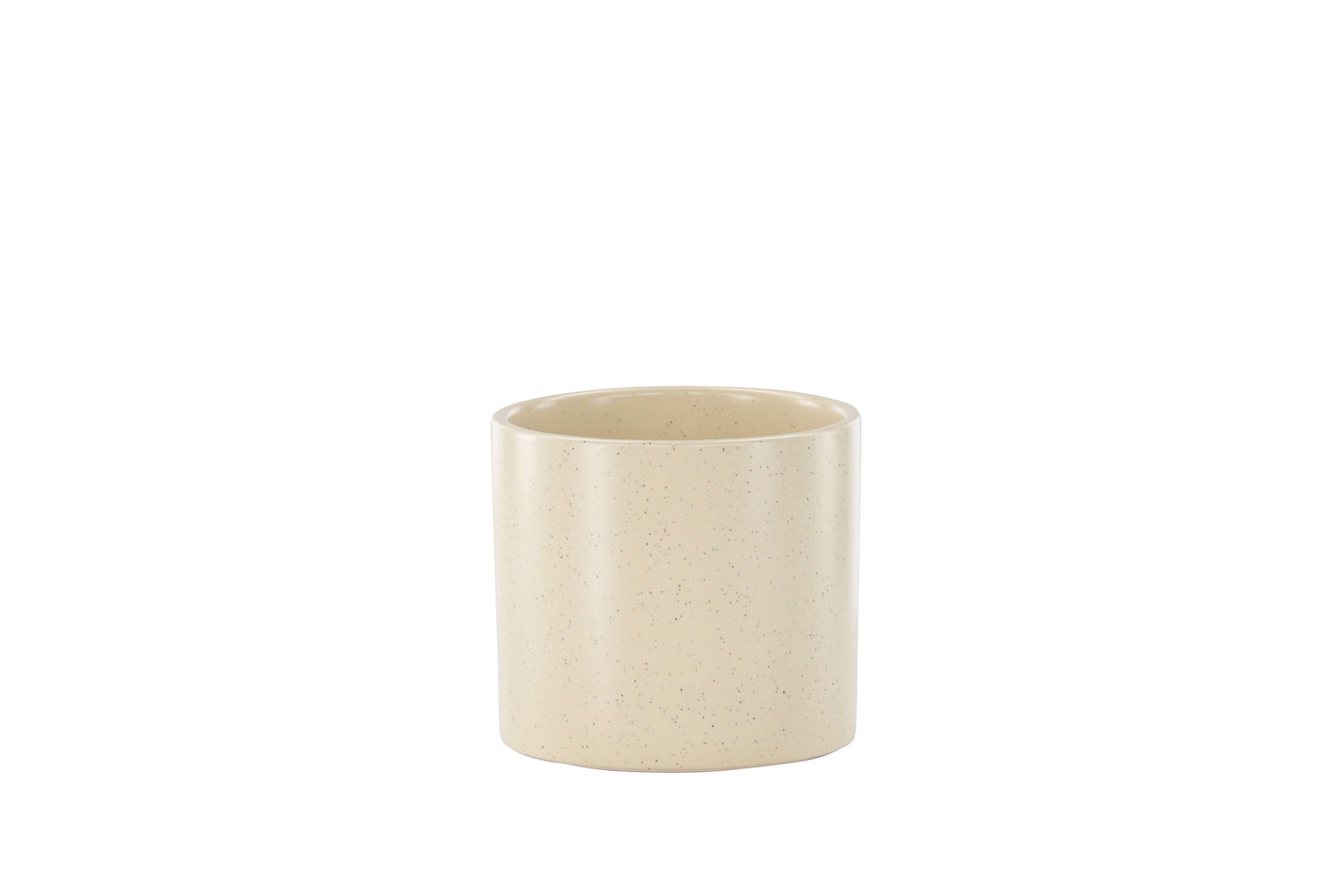 Venture Home Sane Pot - Beige/Black Dots - 11*11*10cm