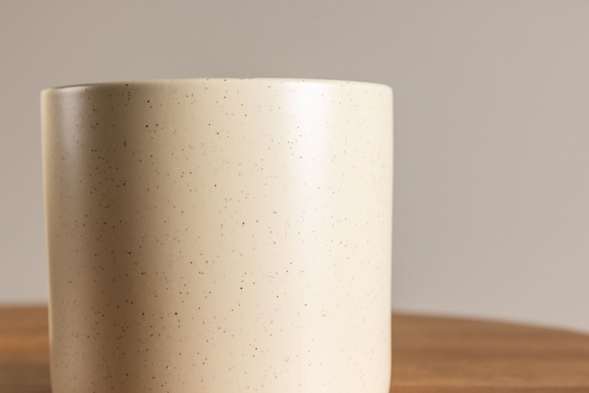 Venture Home Sane Pot - Beige/Black Dots - 11*11*10cm