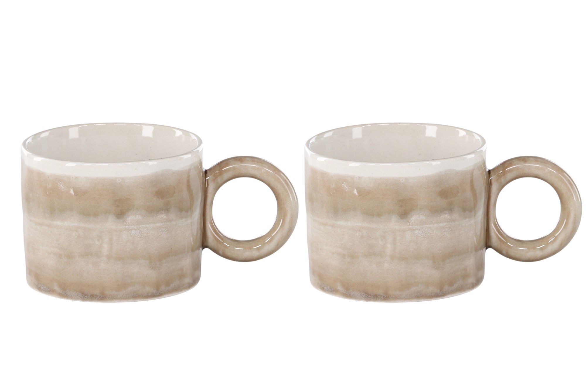 Venture Home Jublie Coffe Cup 2-pack - Beige - 10*8Hcm