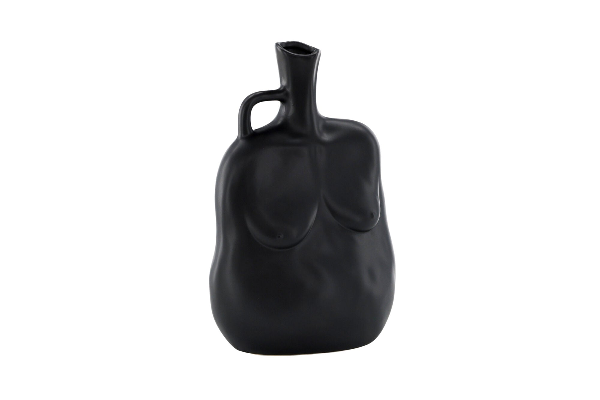 Venture Home Conta Vase -  Matte black -  17*10*25Hcm