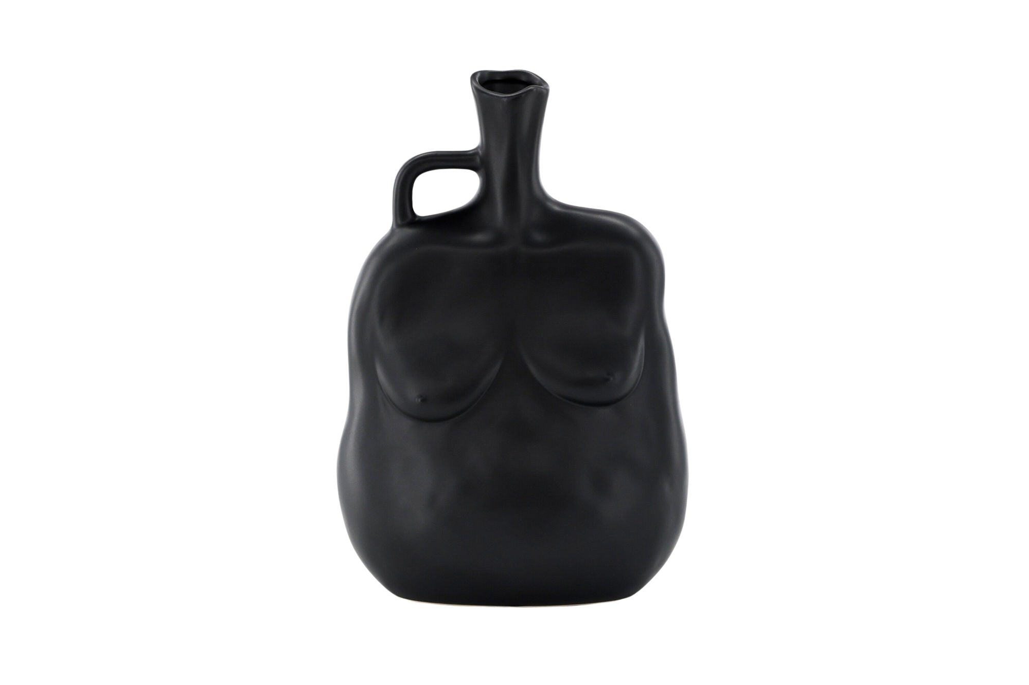 Venture Home Conta Vase -  Matte black -  17*10*25Hcm