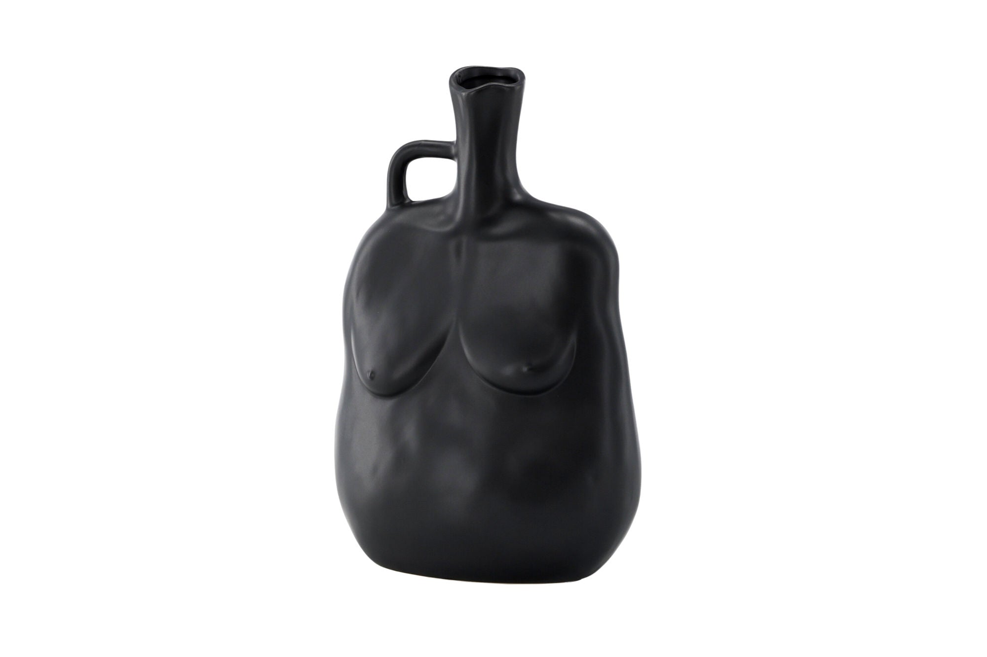 Venture Home Conta Vase -  Matte black -  17*10*25Hcm