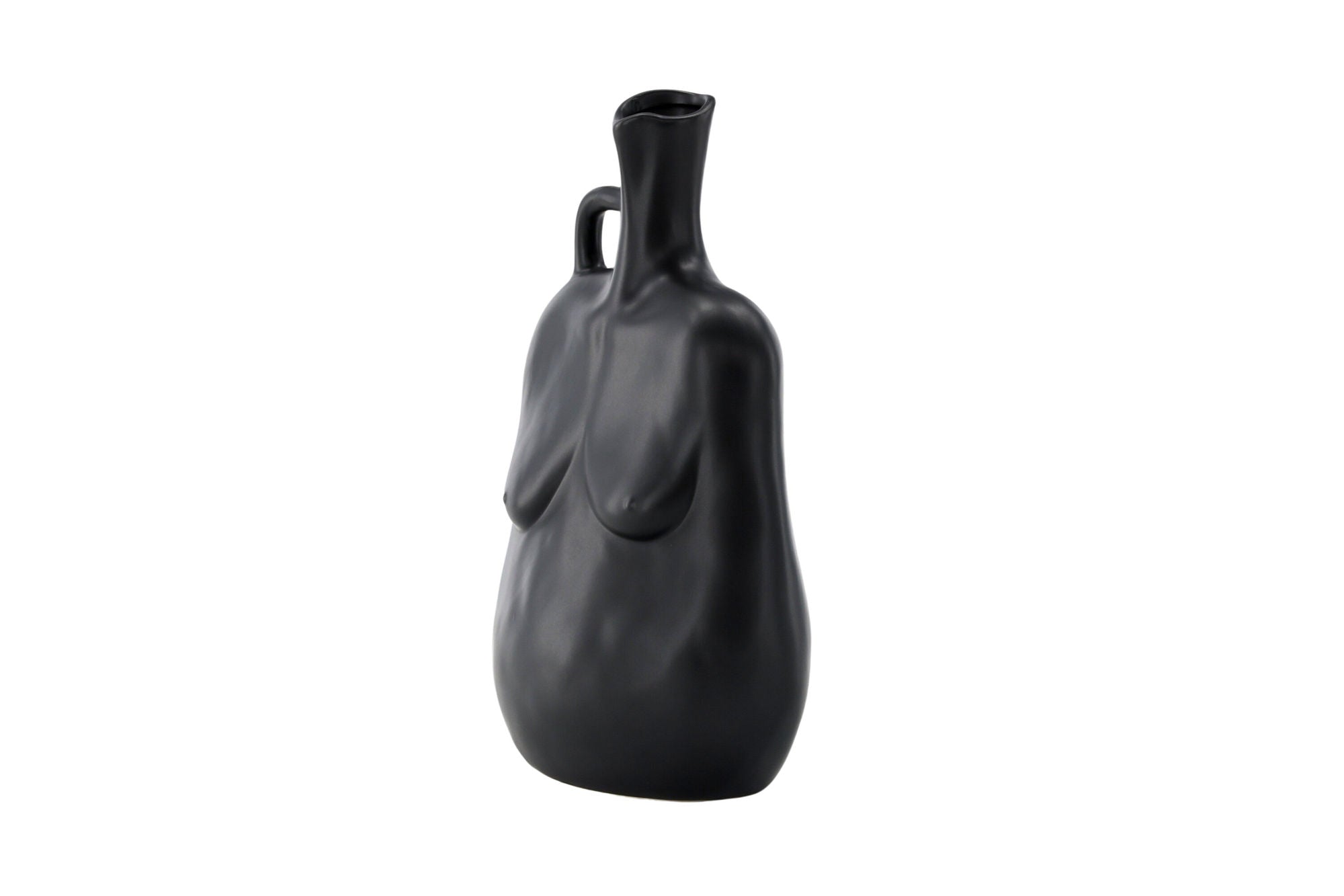 Venture Home Conta Vase -  Matte black -  17*10*25Hcm