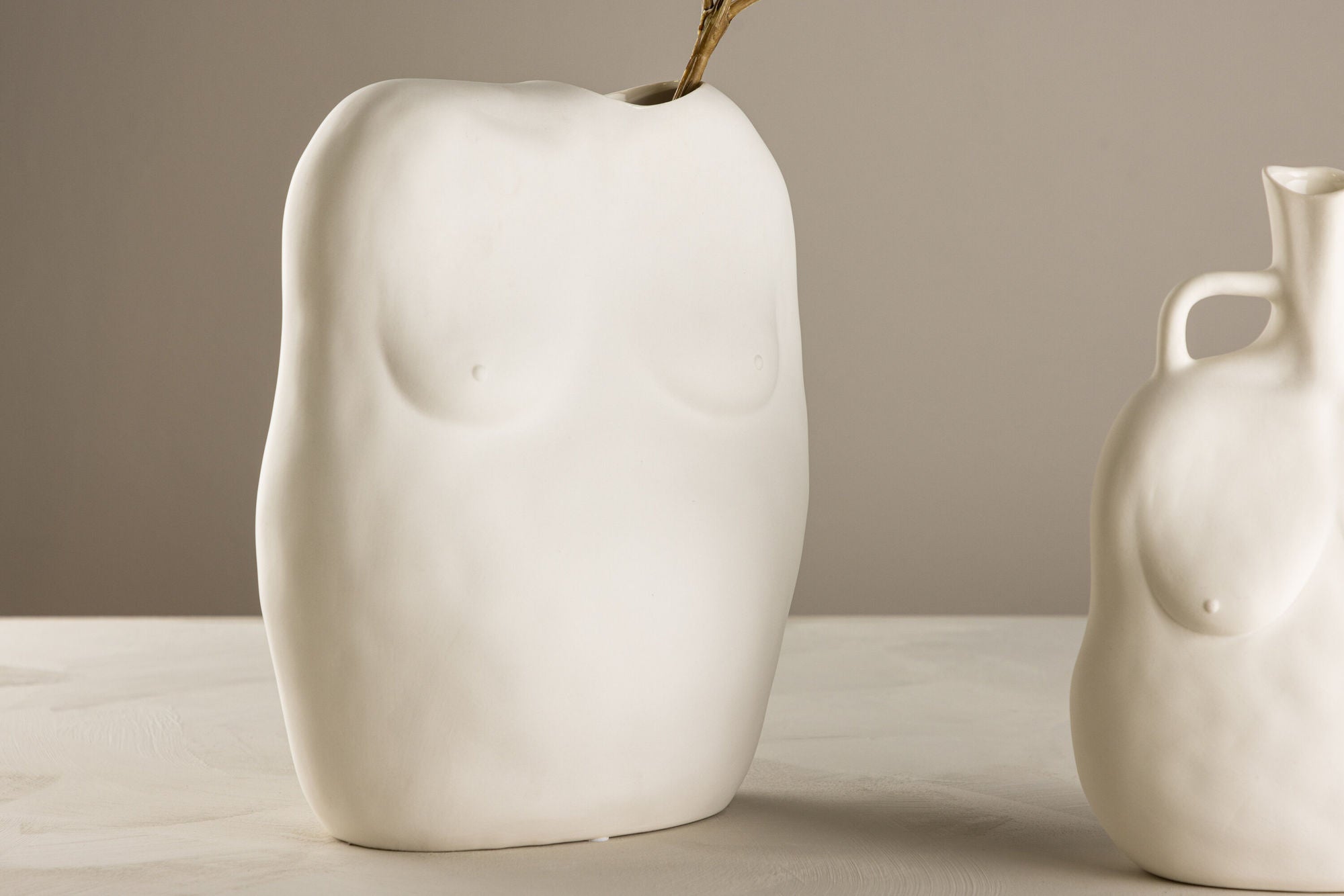 Venture Home Romie Vase - Offwhite - 24*14*28Hcm