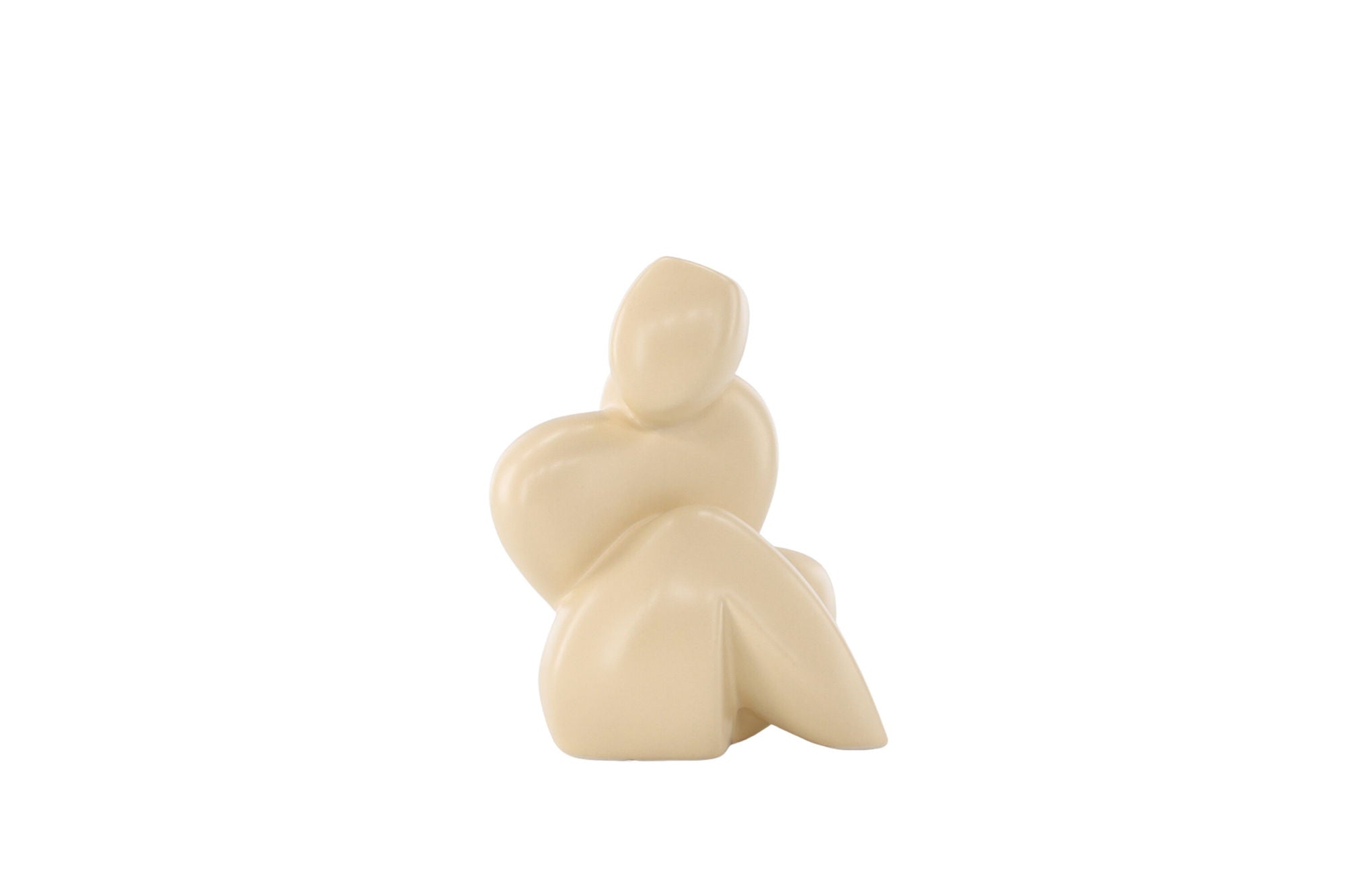 Venture Home Floda Sculpture - Light Yellow - 11*9*14Hcm