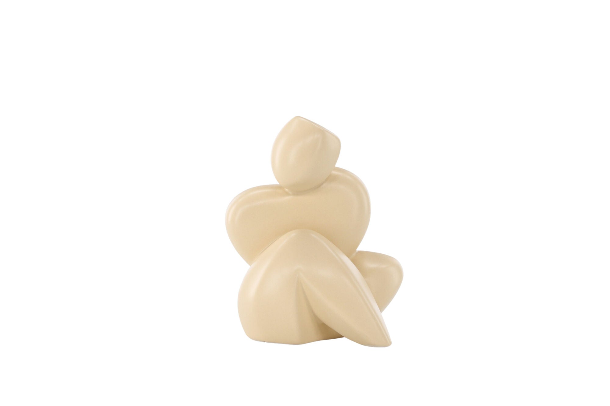 Venture Home Floda Sculpture - Light Yellow - 11*9*14Hcm