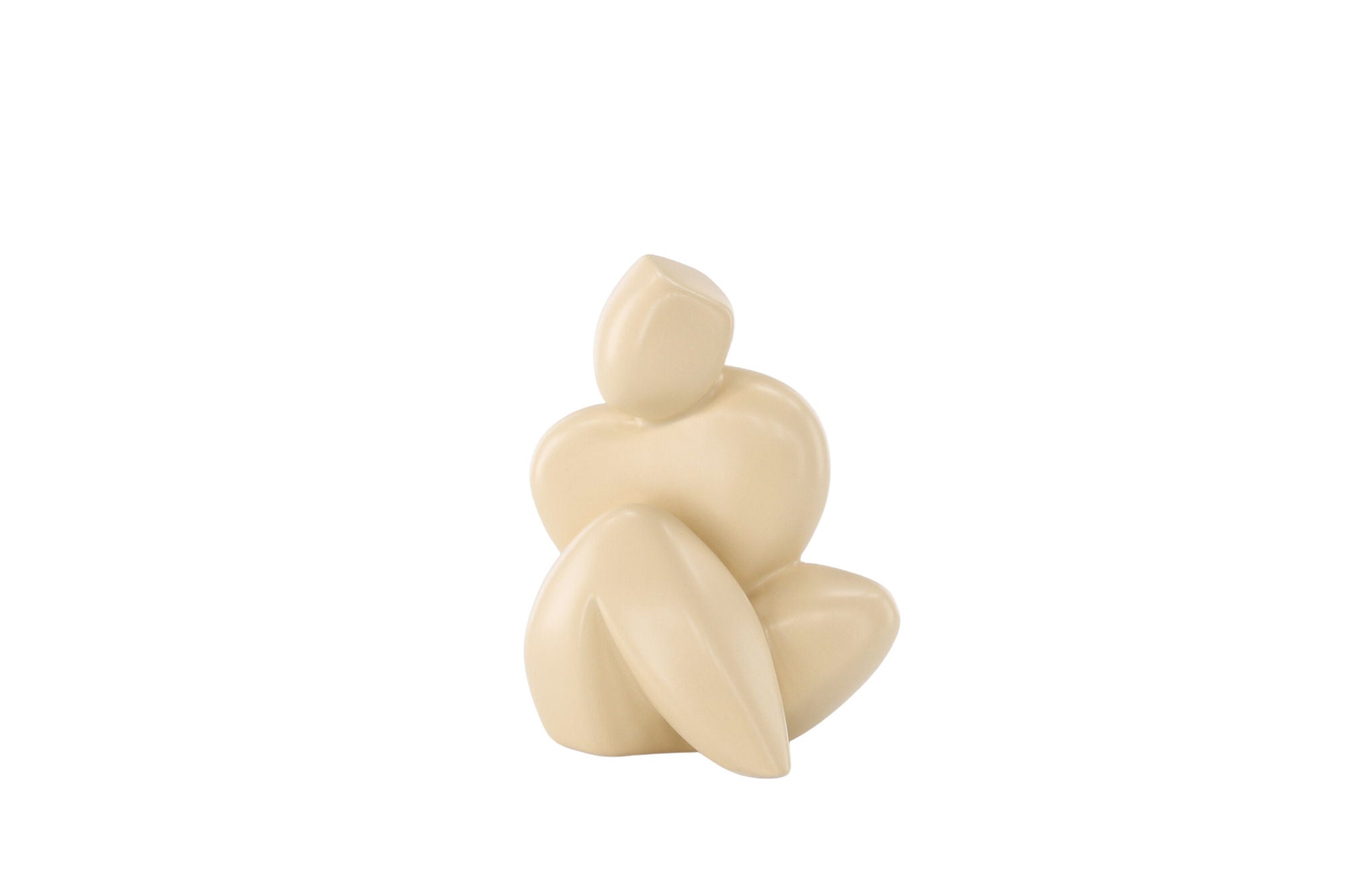 Venture Home Floda Sculpture - Light Yellow - 11*9*14Hcm