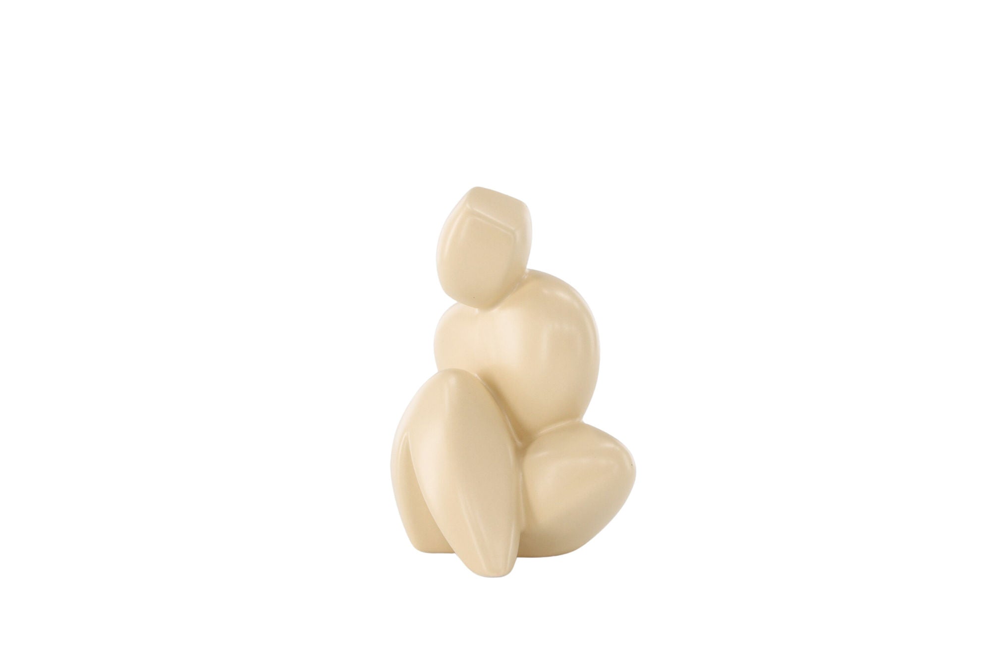 Venture Home Floda Sculpture - Light Yellow - 11*9*14Hcm
