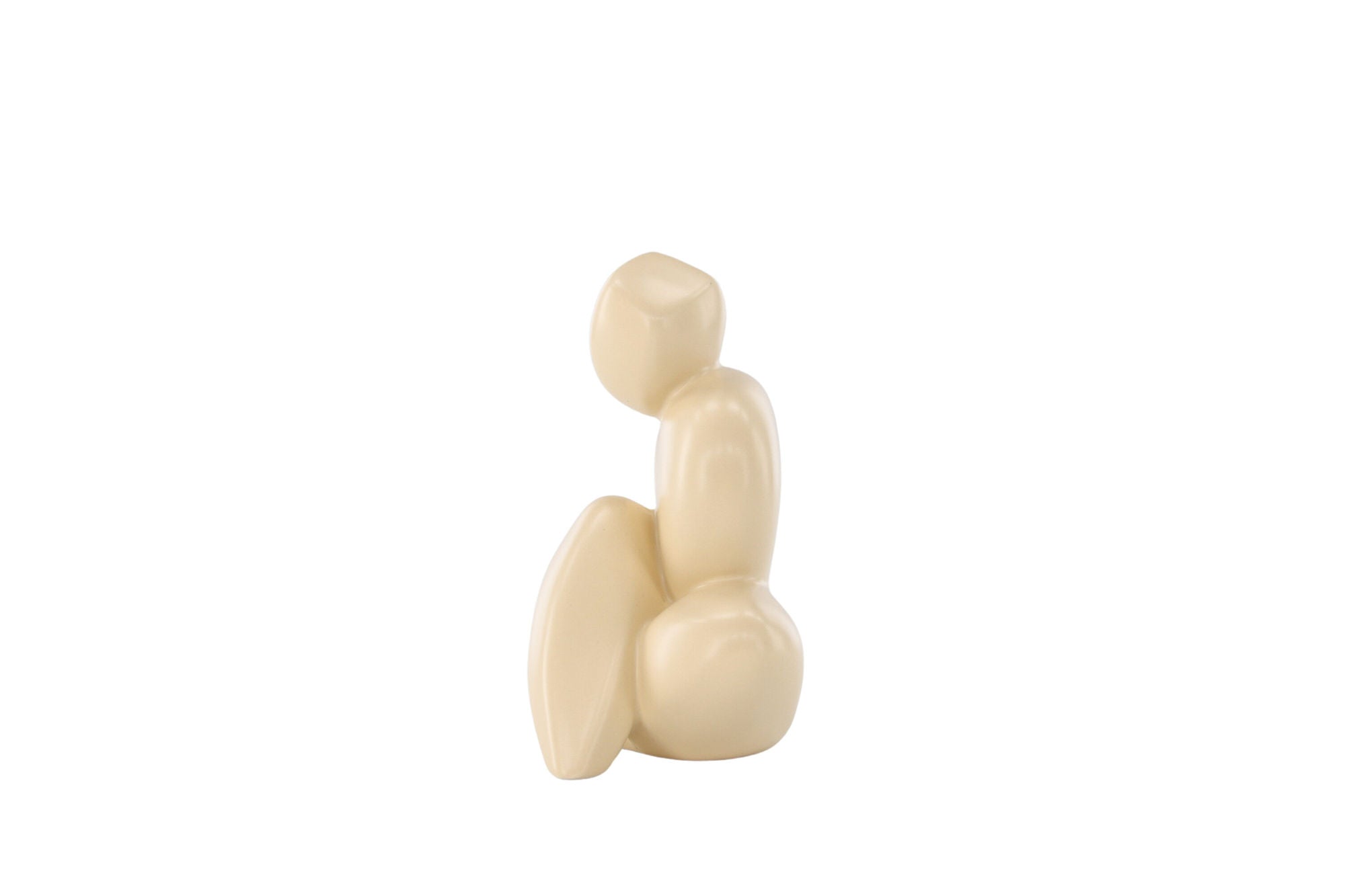 Venture Home Floda Sculpture - Light Yellow - 11*9*14Hcm