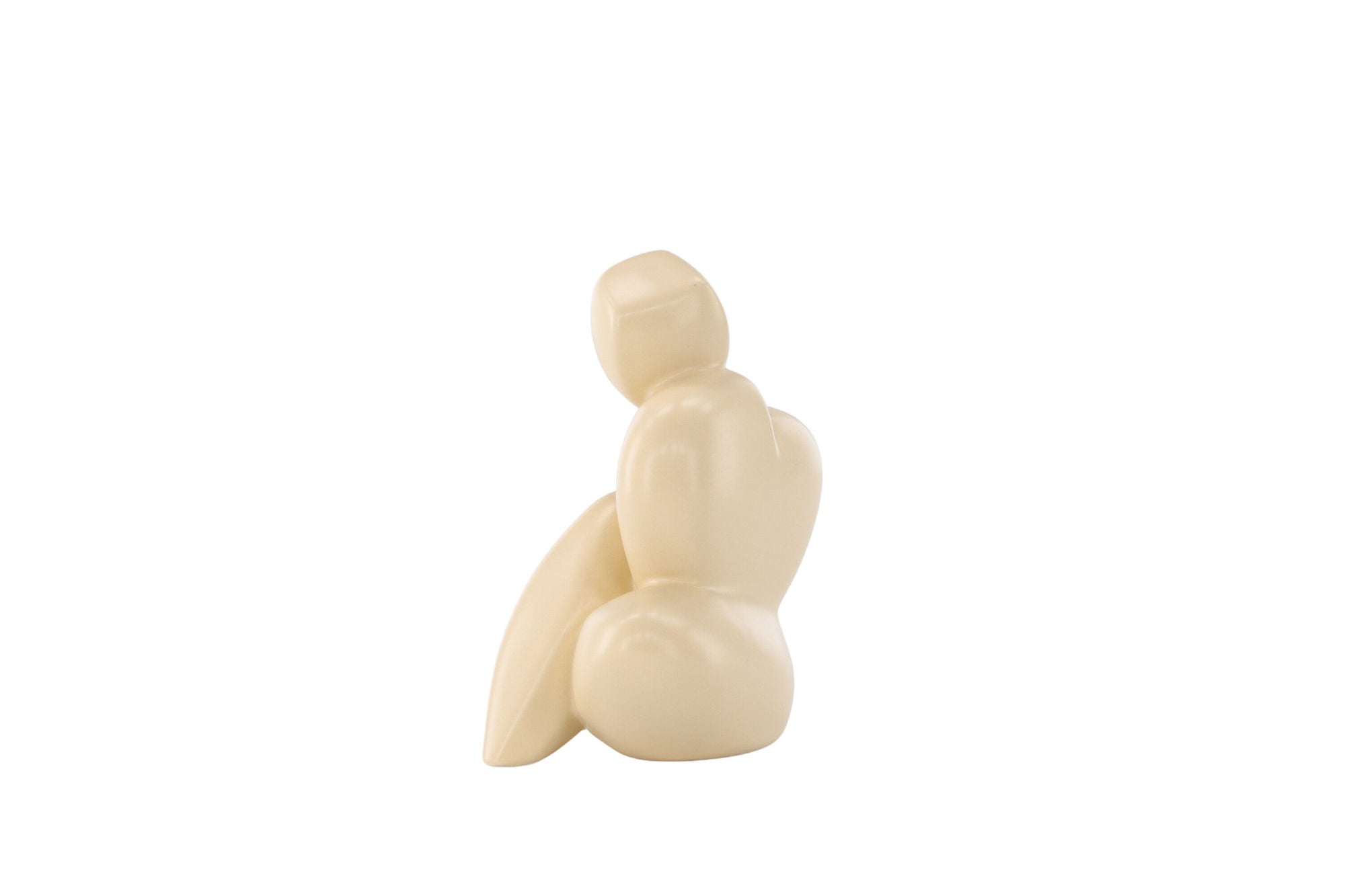 Venture Home Floda Sculpture - Light Yellow - 11*9*14Hcm