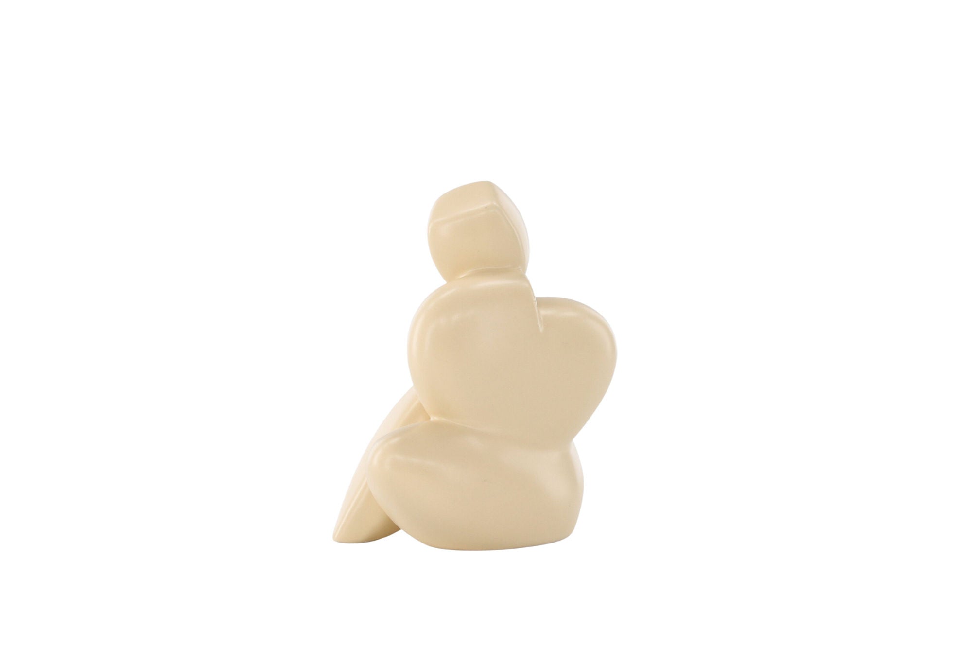 Venture Home Floda Sculpture - Light Yellow - 11*9*14Hcm