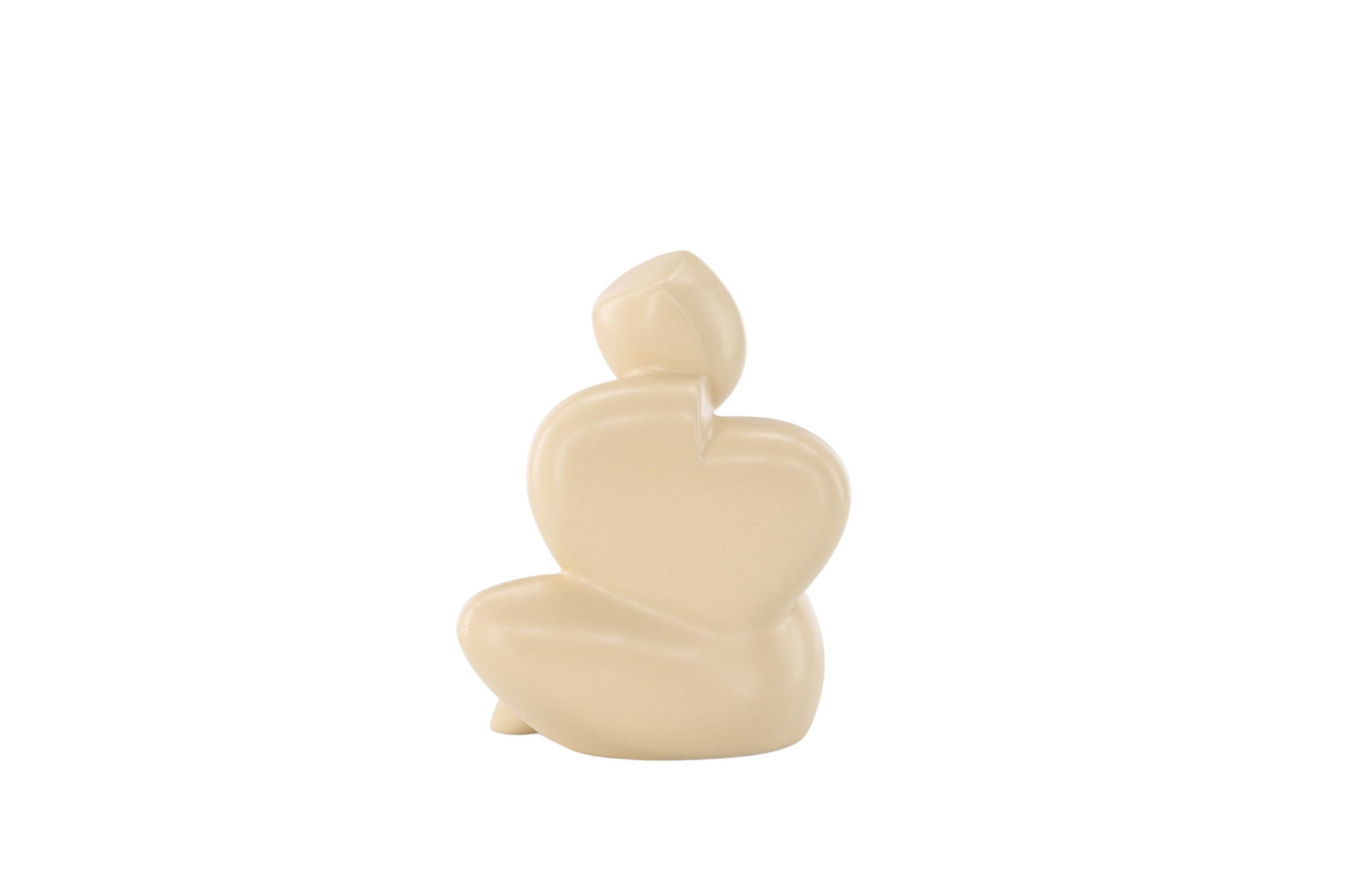 Venture Home Floda Sculpture - Light Yellow - 11*9*14Hcm