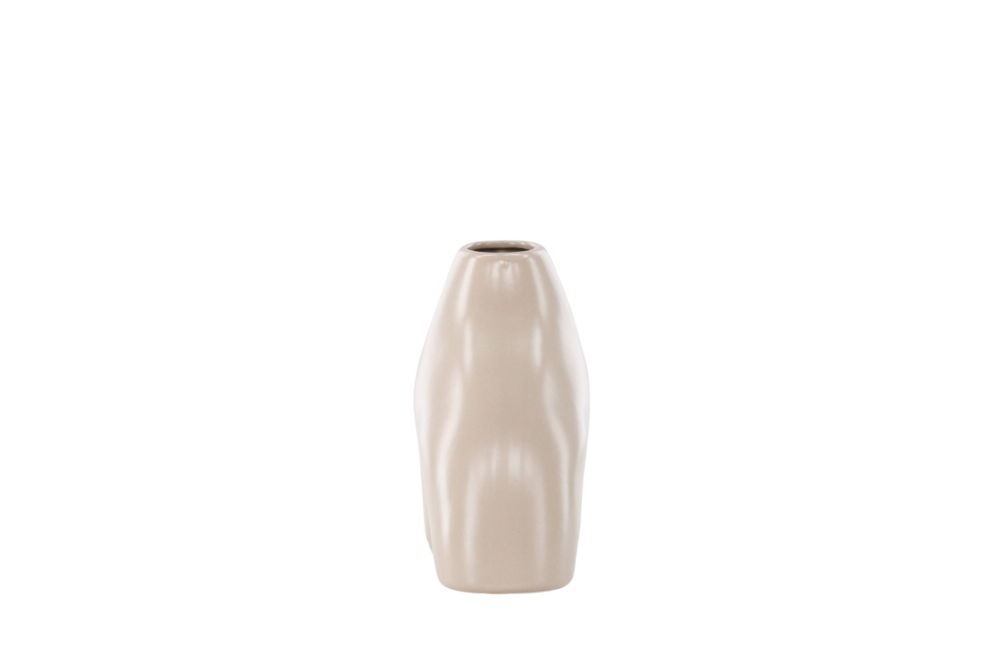 Venture Home Kento Vase - Beige - 21*8*15Hcm