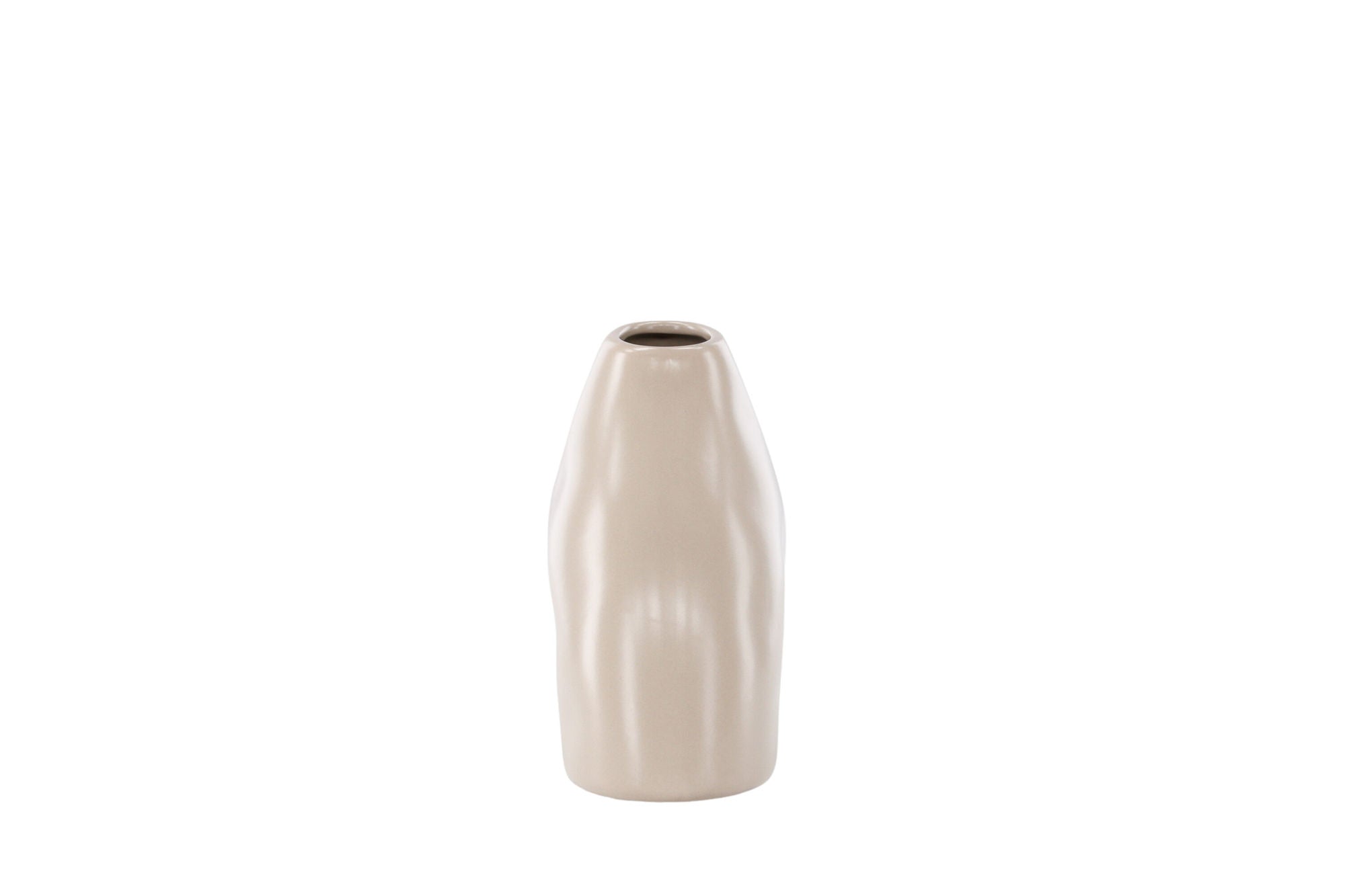 Venture Home Kento Vase - Beige - 21*8*15Hcm
