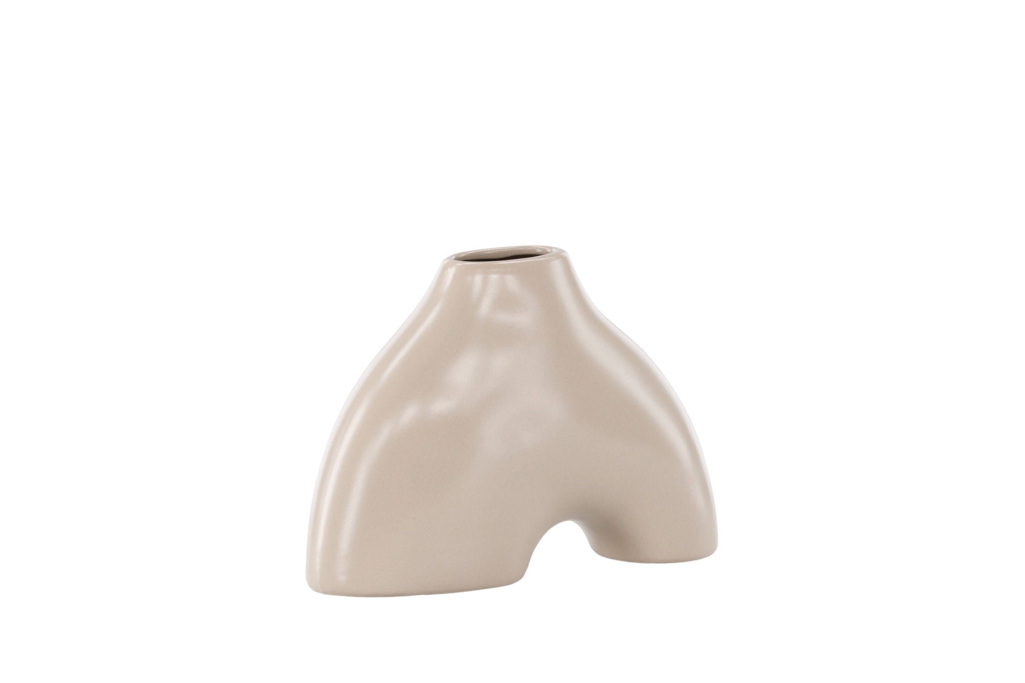 Venture Home Kento Vase - Beige - 21*8*15Hcm