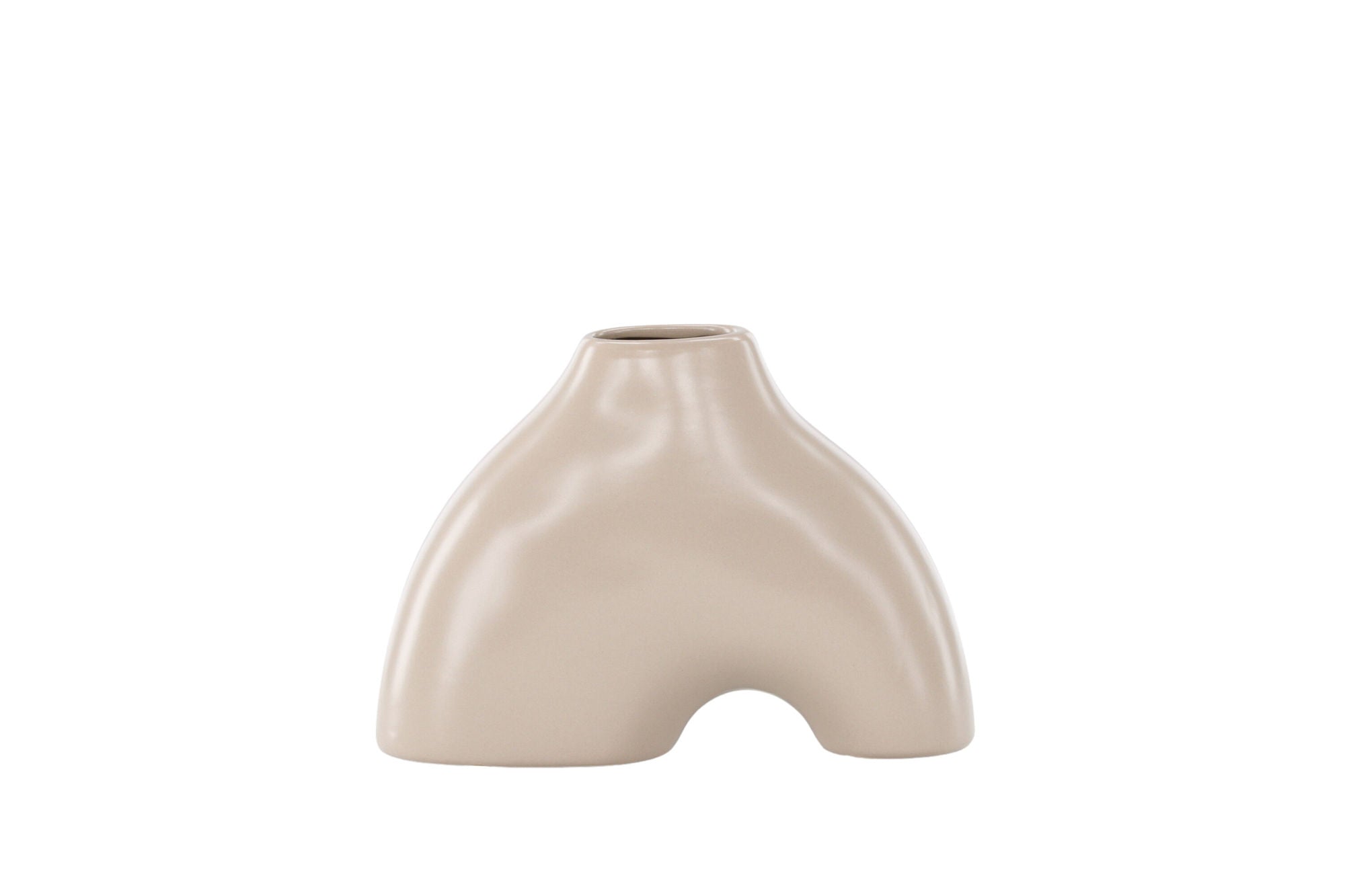 Venture Home Kento Vase - Beige - 21*8*15Hcm
