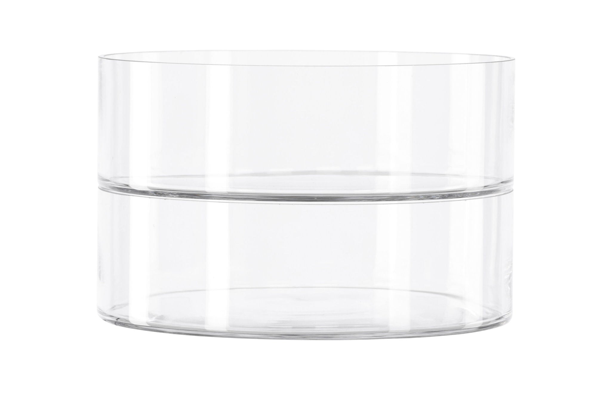 Venture Home Shine Bowl 2-pack - Clear Glass - 25*8Hcm