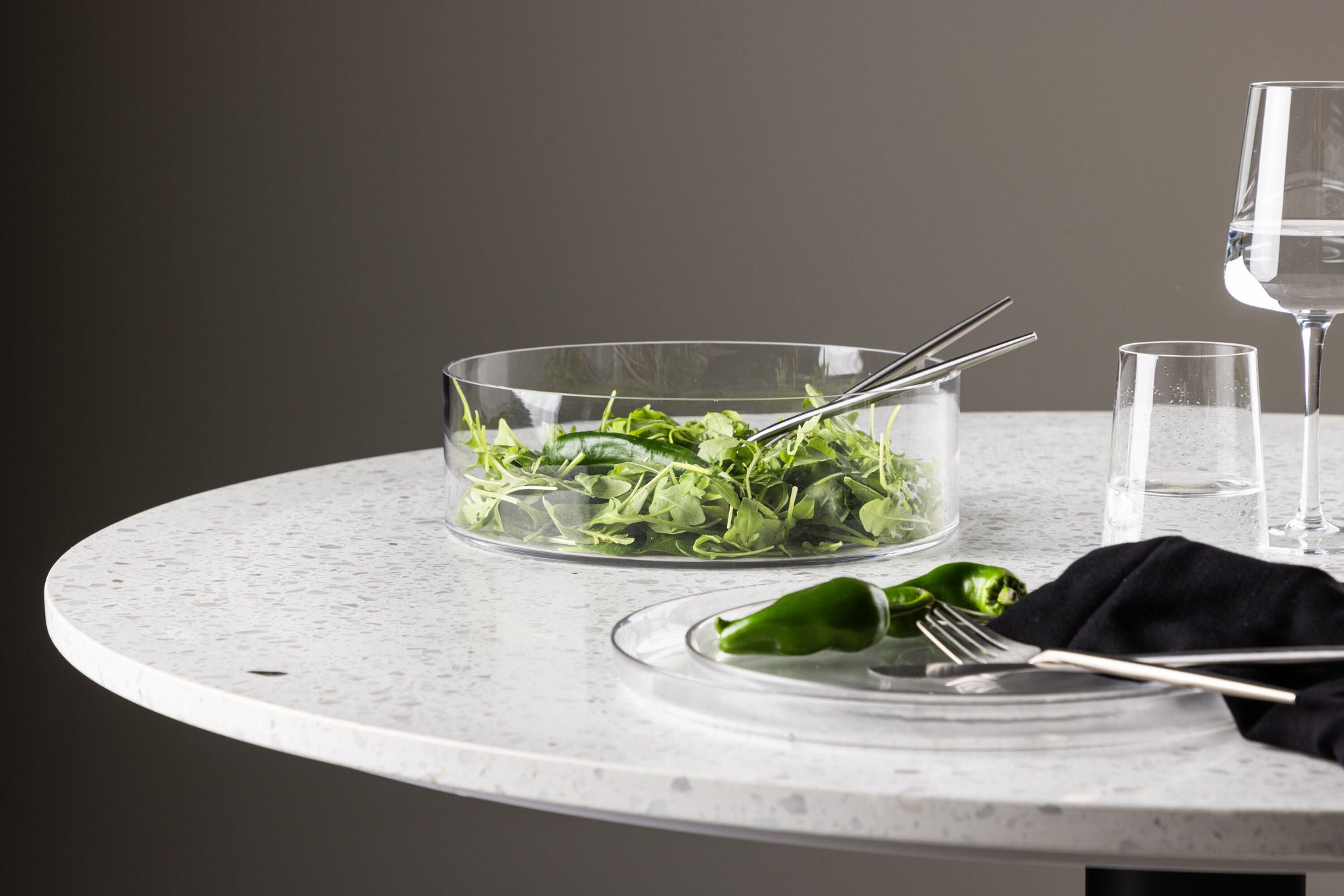 Venture Home Shine Bowl 2-pack - Clear Glass - 25*8Hcm