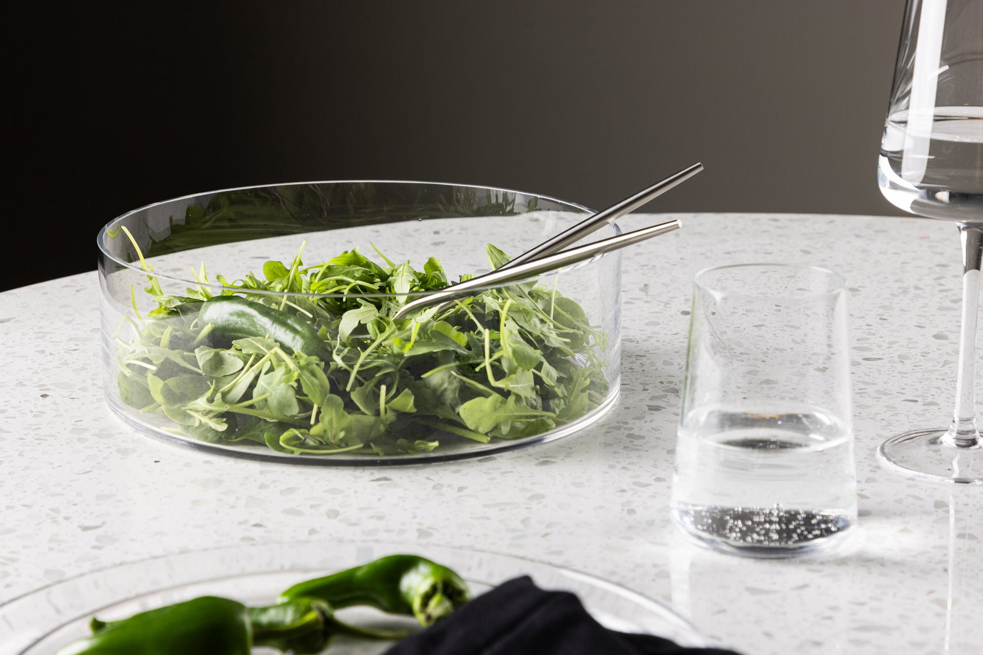 Venture Home Shine Bowl 2-pack - Clear Glass - 25*8Hcm