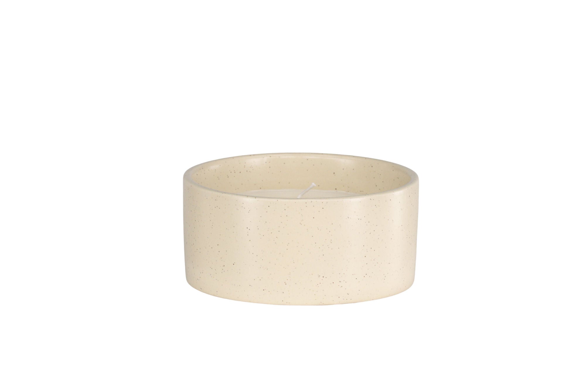 Venture Home Douglas Scented candles - Beige/Black Dots - D13*H6cm