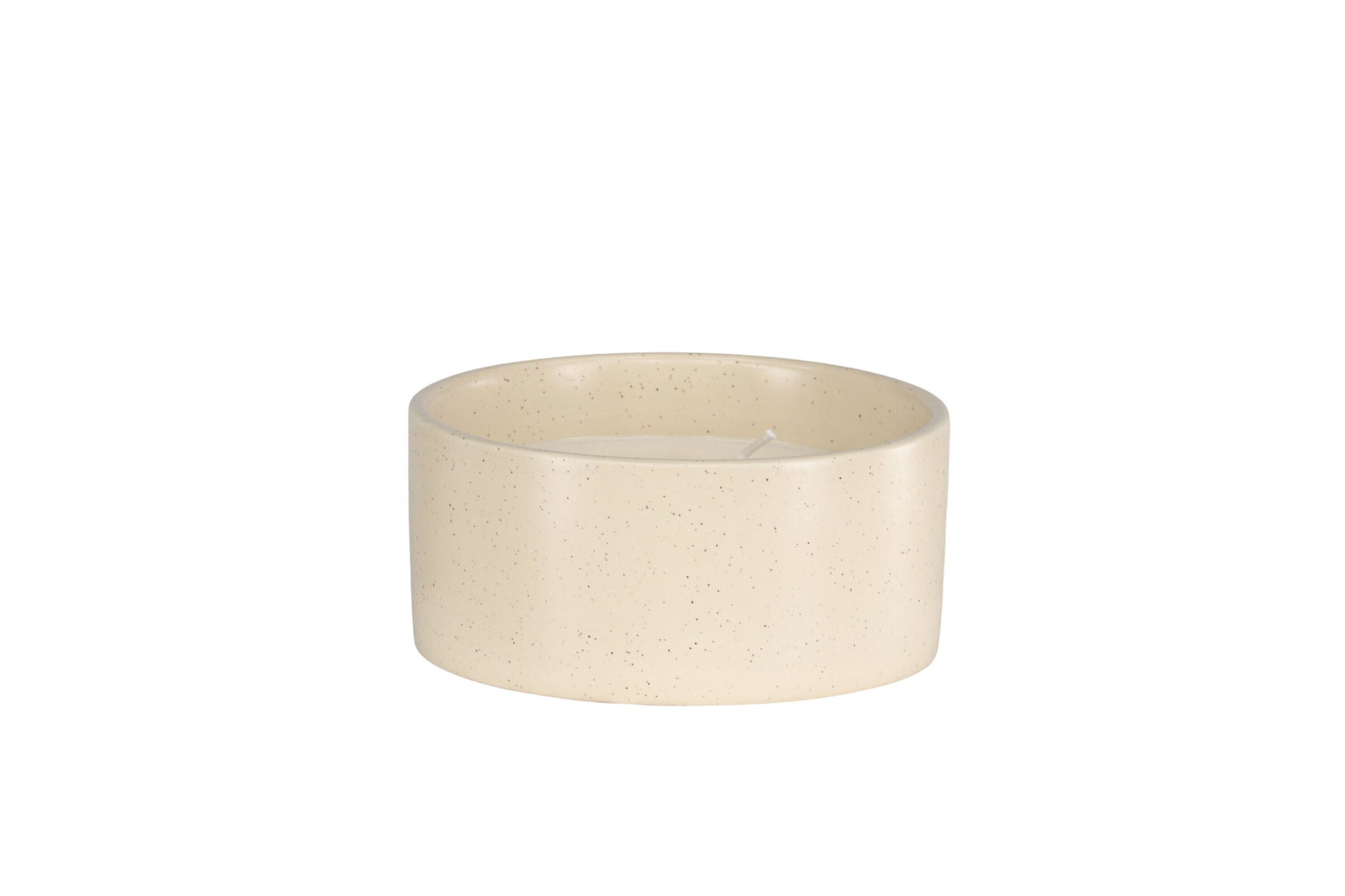 Venture Home Douglas Scented candles - Beige/Black Dots - D13*H6cm