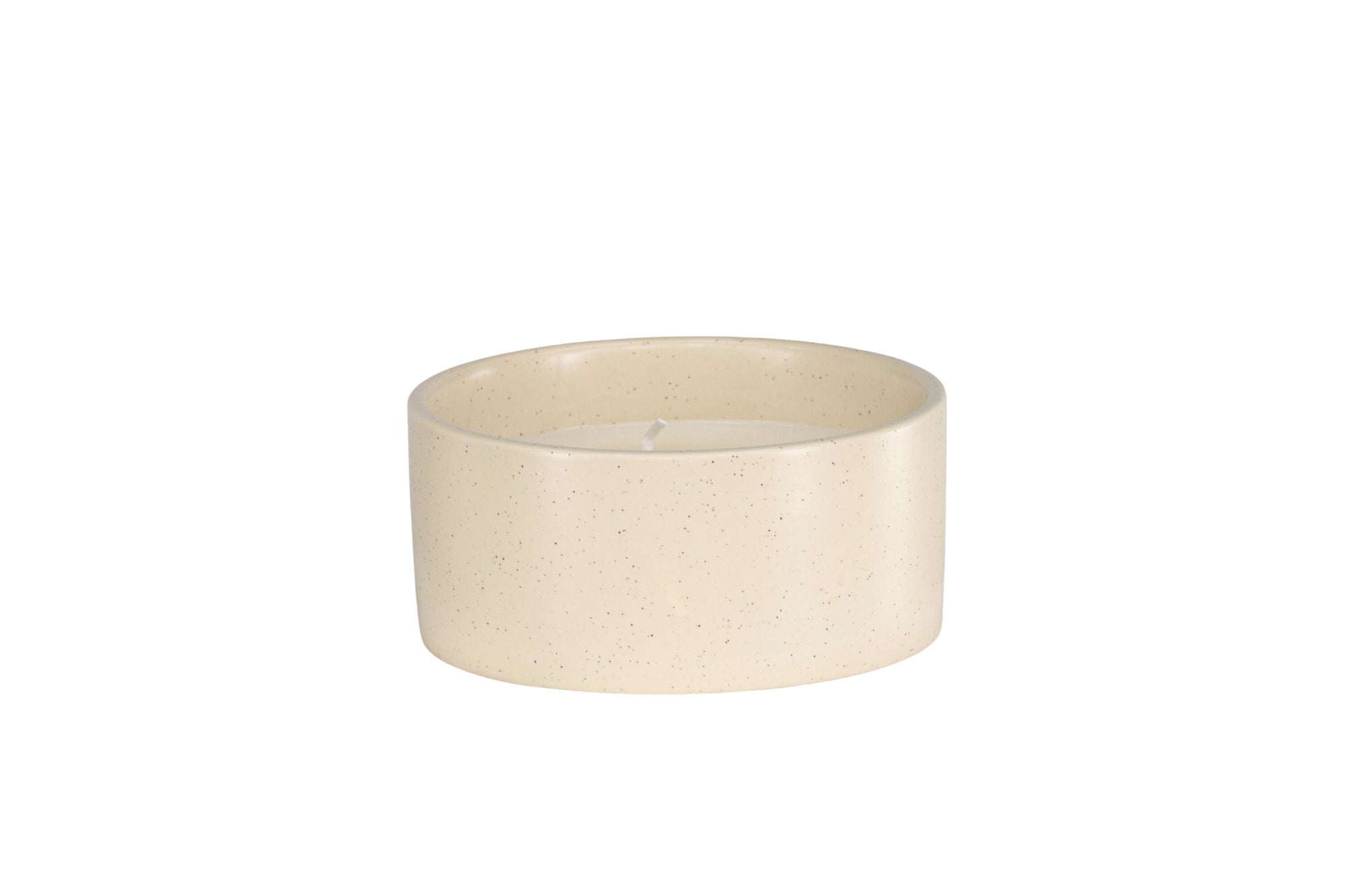 Venture Home Douglas Scented candles - Beige/Black Dots - D13*H6cm