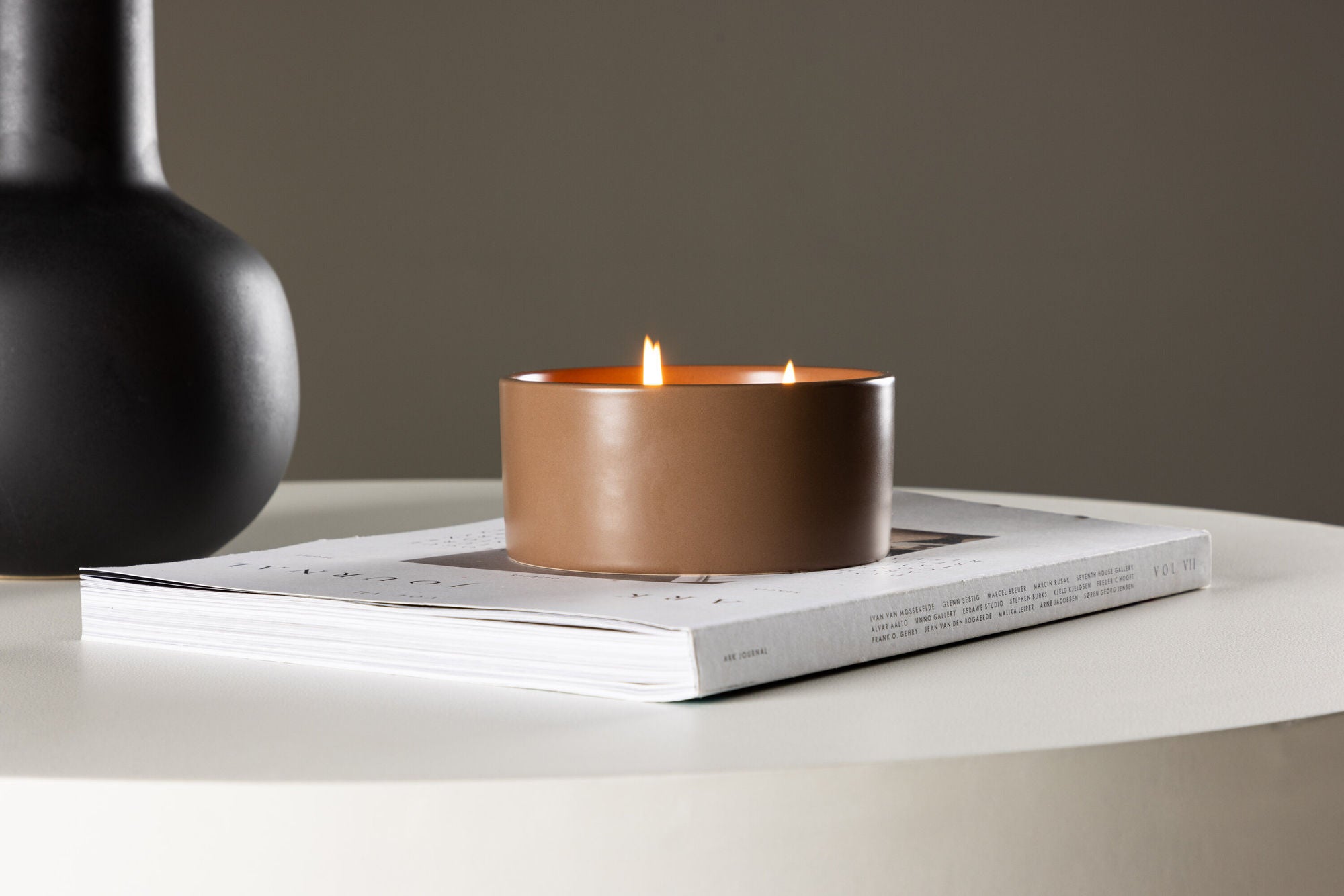 Venture Home Douglas Scented candles -  Brown -  D13*H6cm