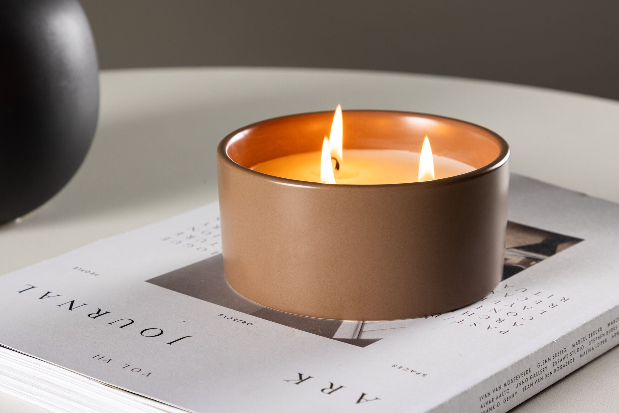 Venture Home Douglas Scented candles -  Brown -  D13*H6cm