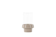 Venture Home Davida Lantern - Beige/Clear Glass - 13*H20cm