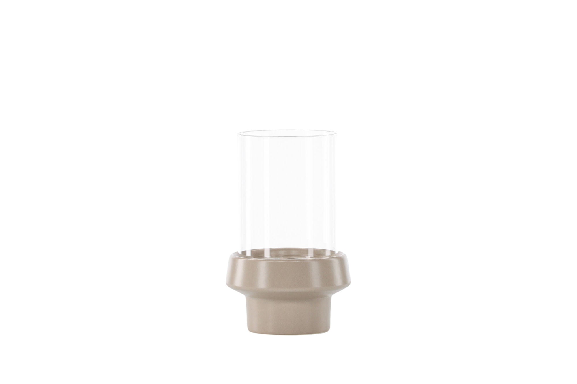 Venture Home Davida Lantern - Beige/Clear Glass - 13*H20cm