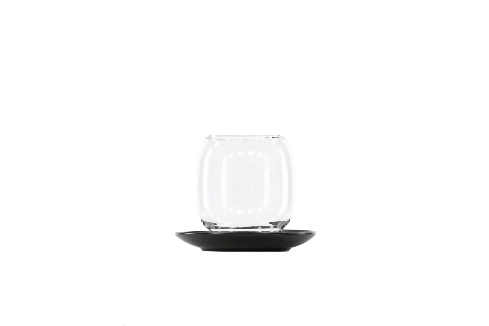 Venture Home Archy Lantern - Matte Black/Clear Glass - 12*H10cm