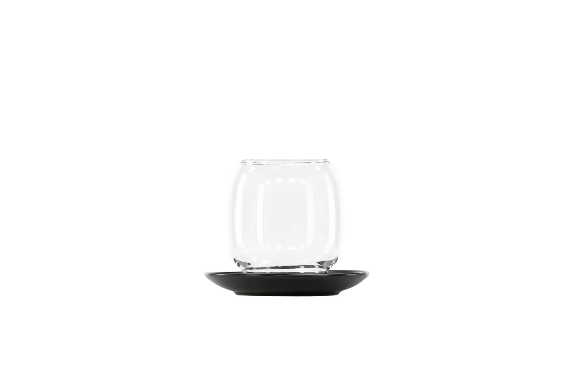 Venture Home Archy Lantern - Matte Black/Clear Glass - 12*H10cm